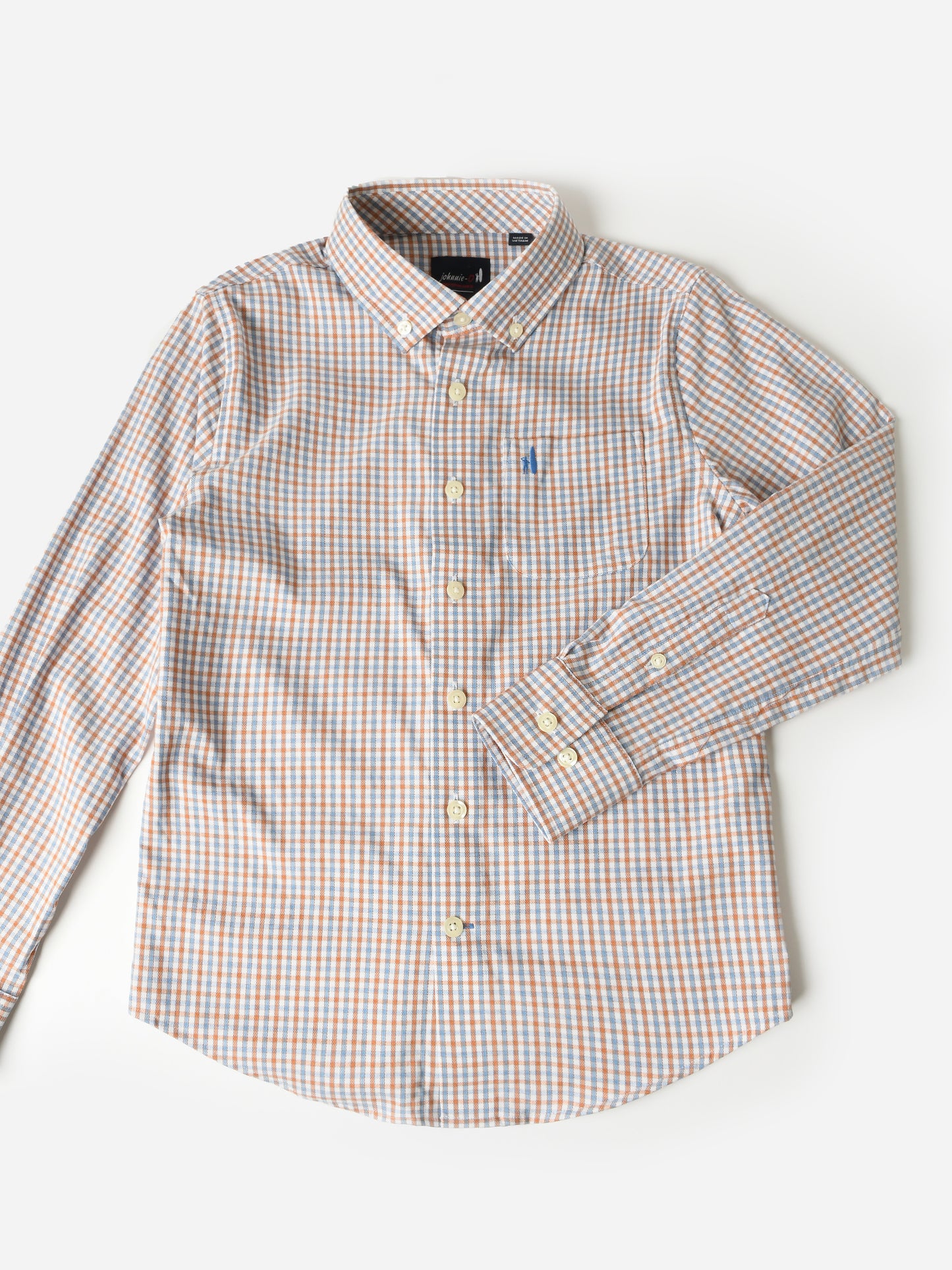 Johnnie-O Boys' Acadia Jr. Prep-Formance Button-Down Shirt - Saint Bernard