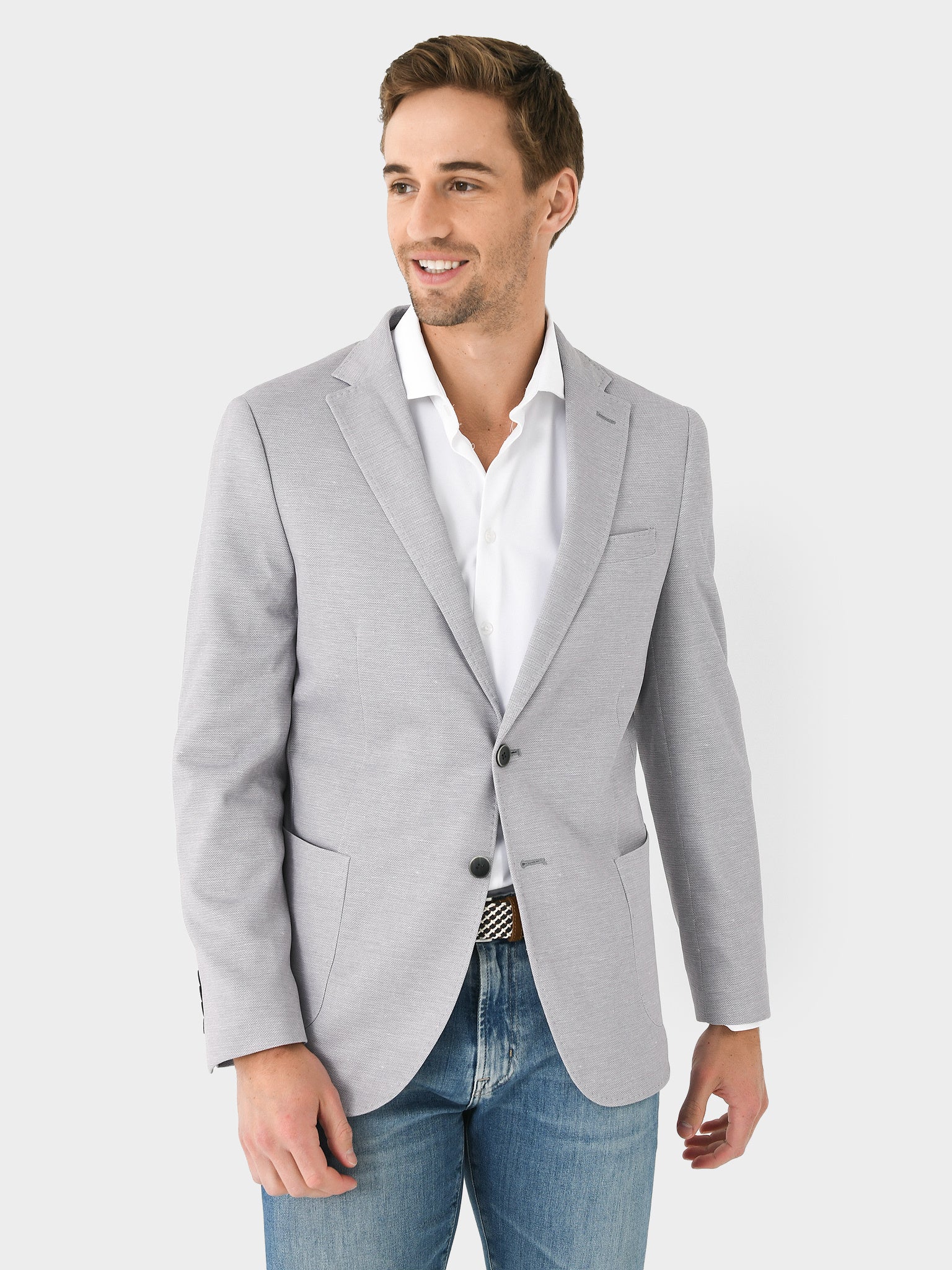 Johnnie-O Men's Wilhelm Knit Sport Coat Saint Bernard Johnnie-O Men's Wilhelm Knit Sport Coat Saint Bernard
