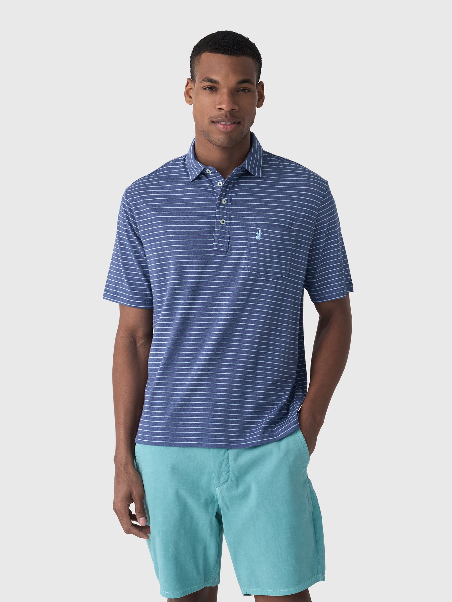 Johnnie-O Men's Ryan Original Four-Button Polo – Saint Bernard
