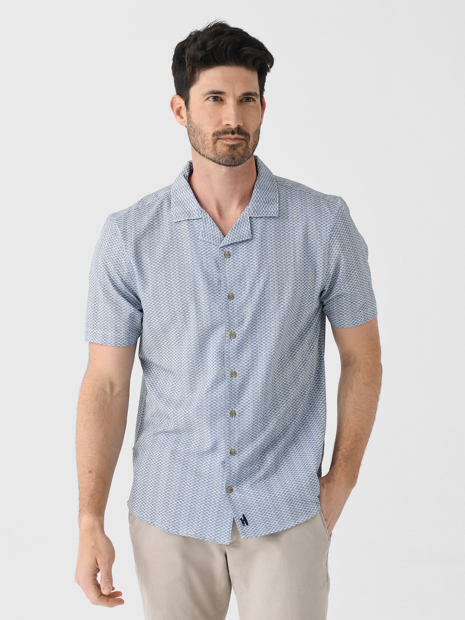 Johnnie-O Men's Shackleford Hangin' Out Button-Down Shirt – Saint Bernard