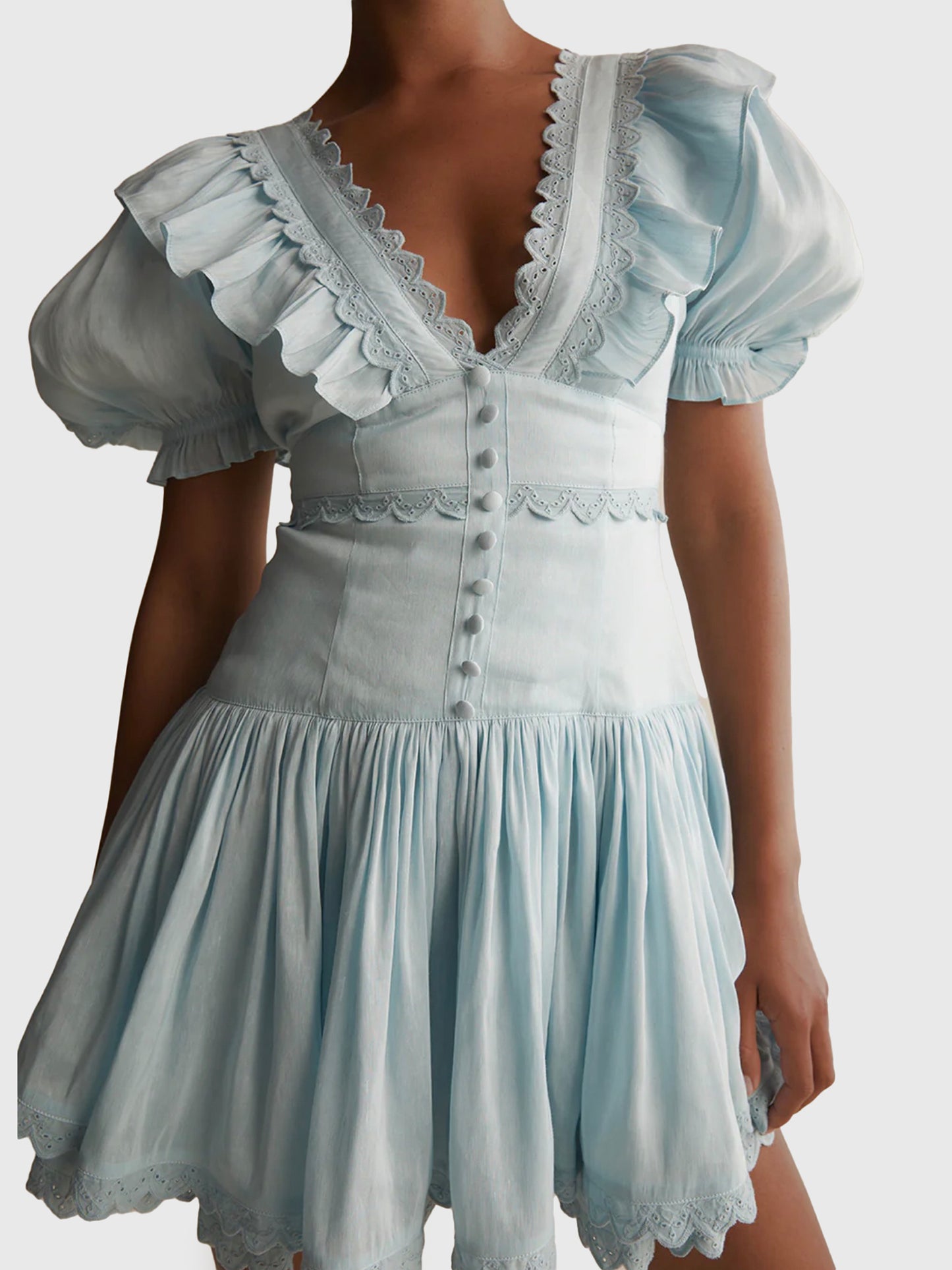 Joslin Women's Miranda Silk Linen Mini Dress - Saint Bernard