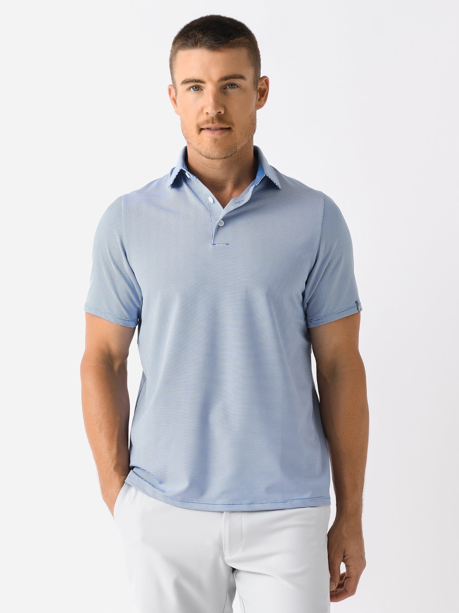 KJUS Men's Soren Stripe Polo – Saint Bernard