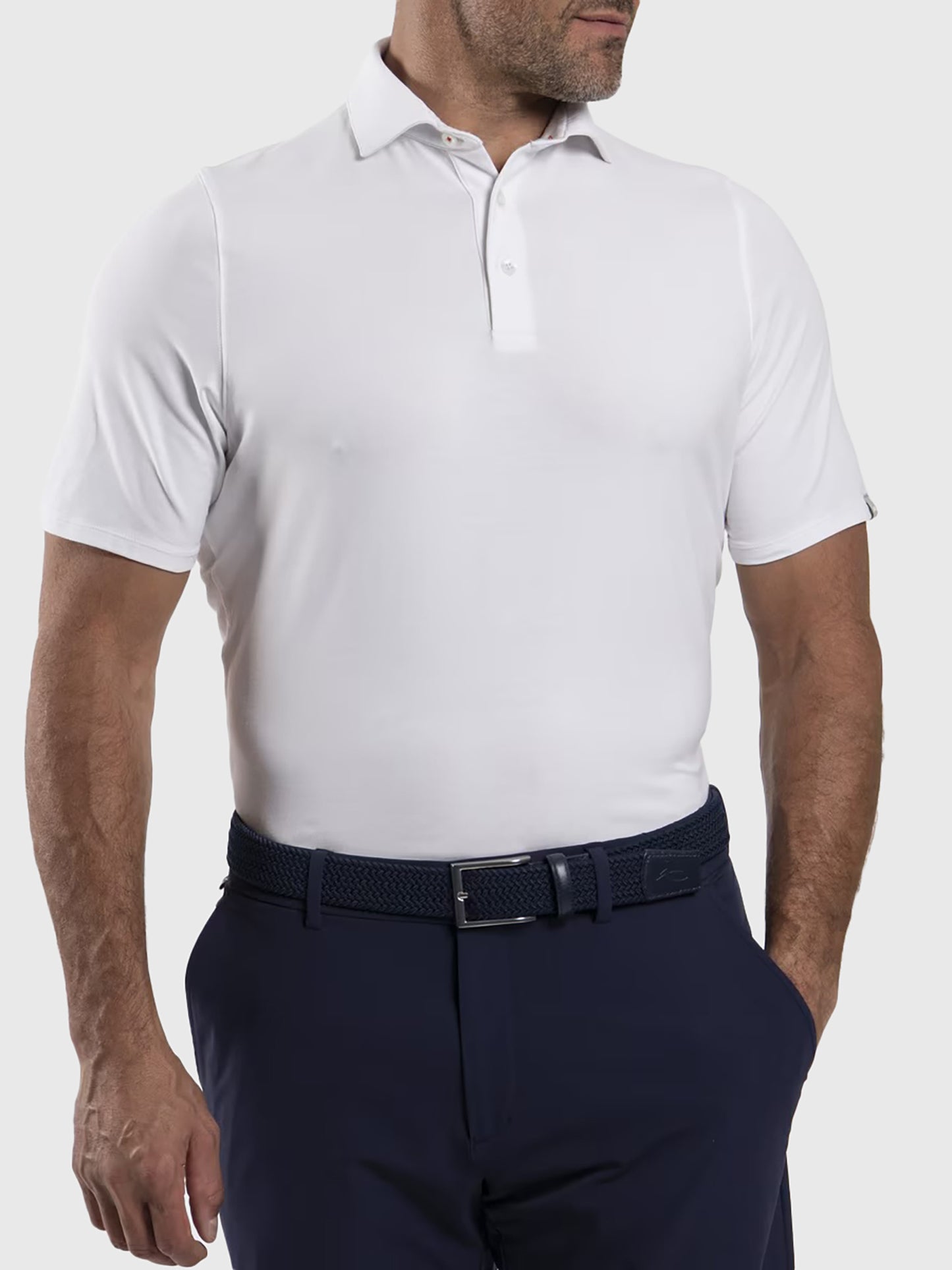 KJUS Men's Hollow Pima Polo - Saint Bernard