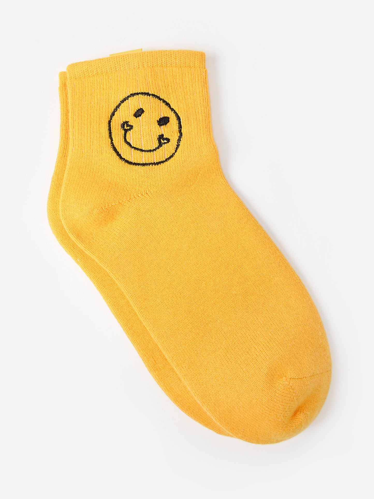 Kerri Rosenthal Women's Good Morning Smiley Ankle Socks - Saint Bernard