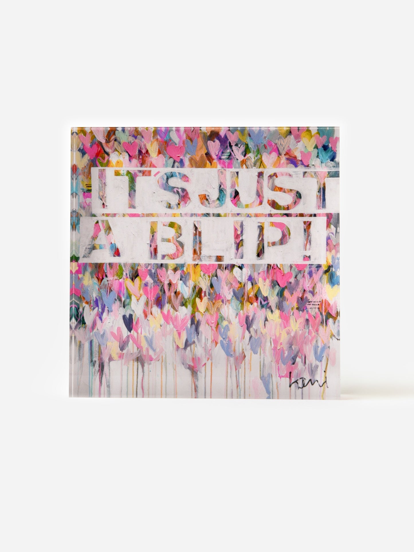 Kerri Rosenthal It's Just A Blip Block of Love - Saint Bernard