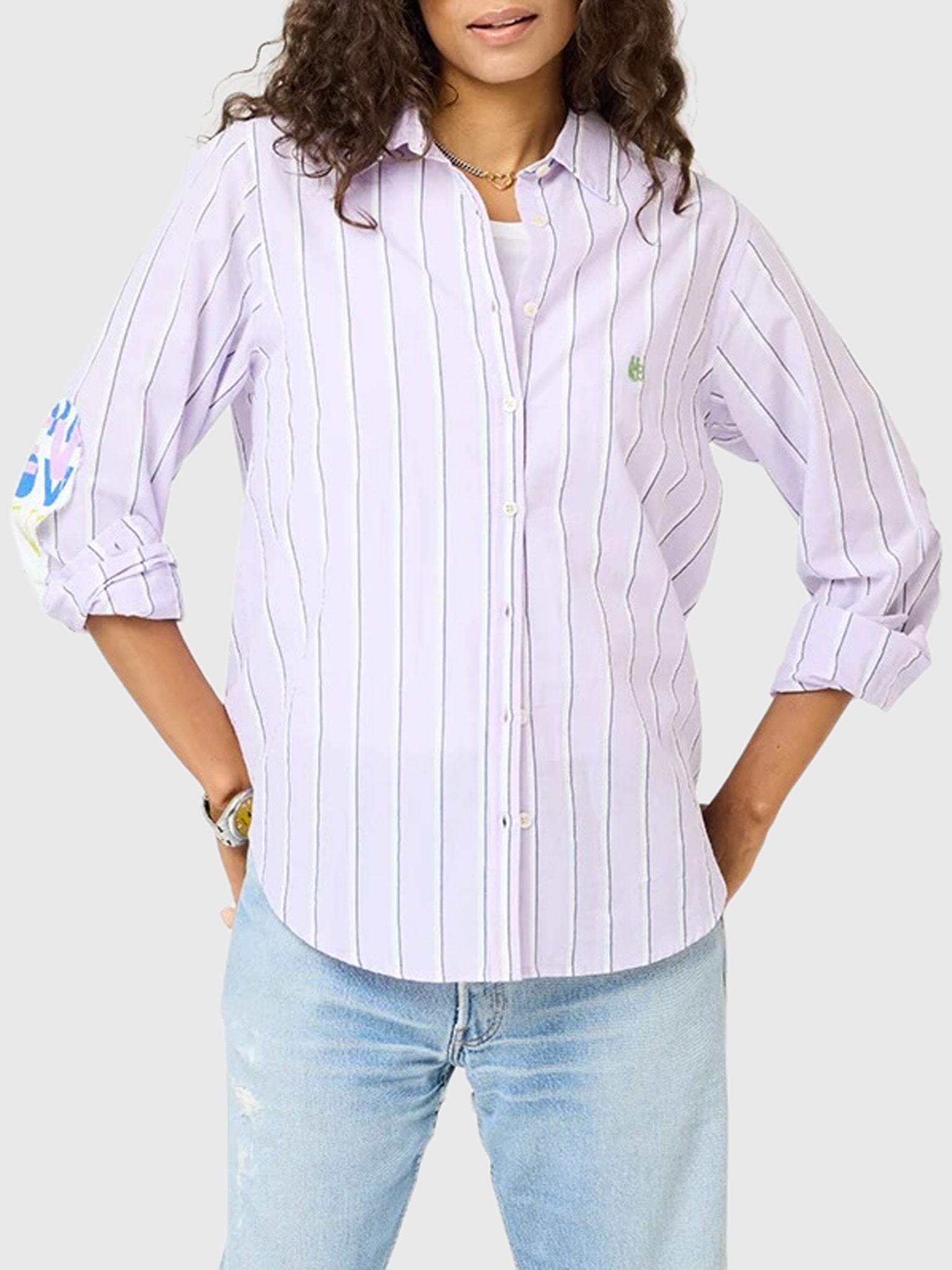 Kerri Rosenthal Mia Lightweight Oxford Shirt