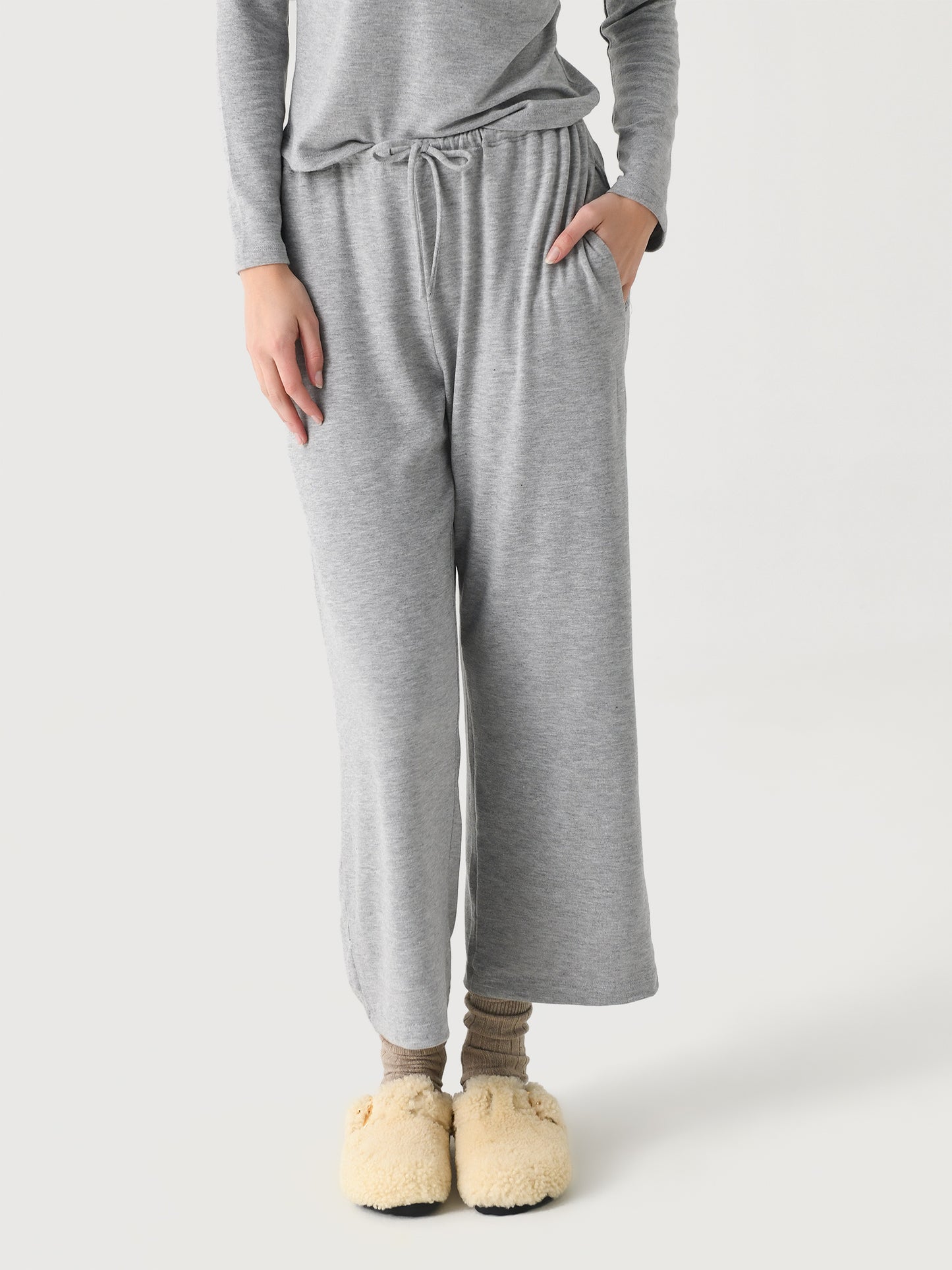 Leset Women's Lauren Crop Drawstring Pant - Saint Bernard