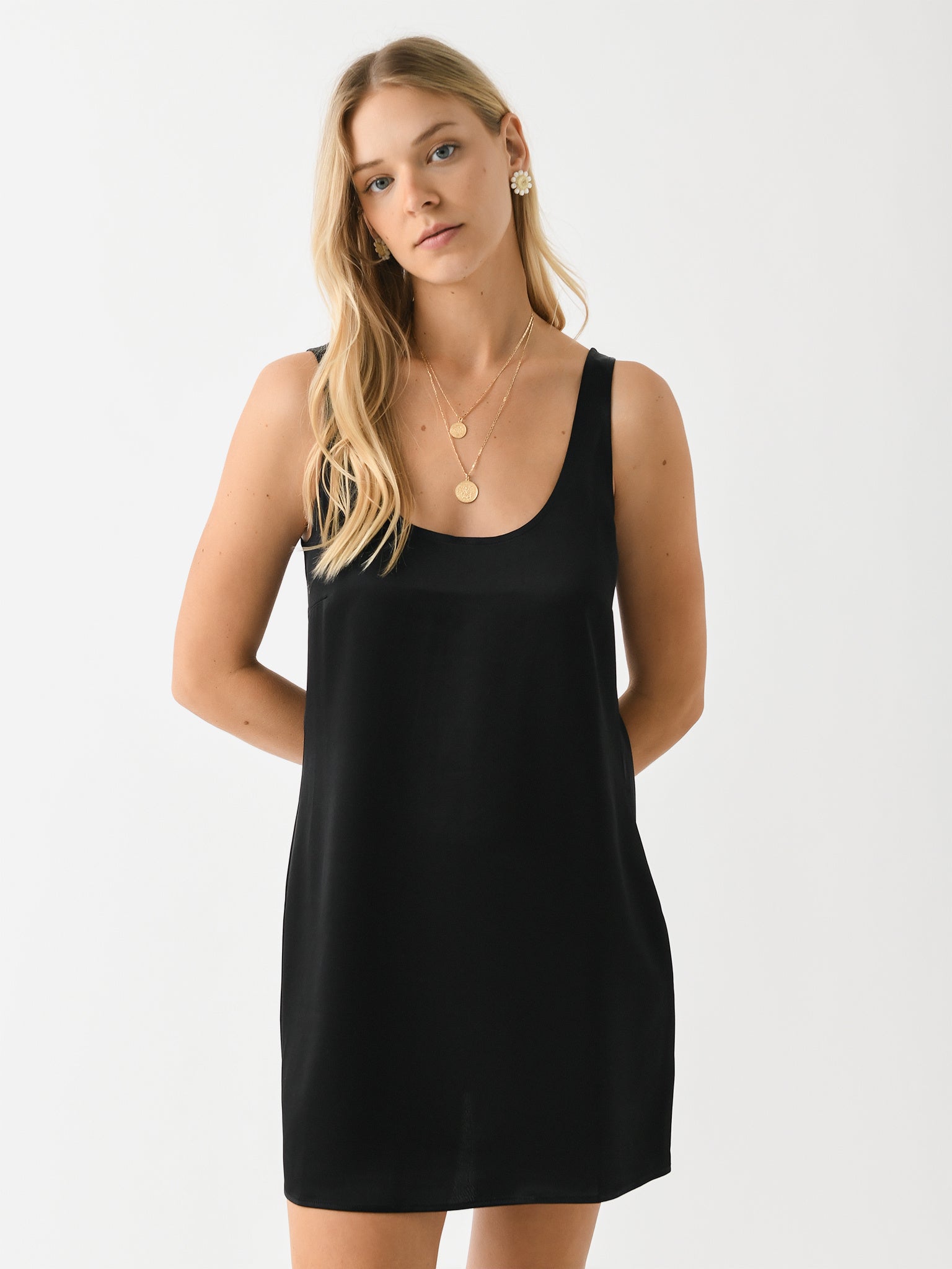 rare beauty burgundy backless maxi dress Leset Women's Barb Tank Dress – Saint Bernard