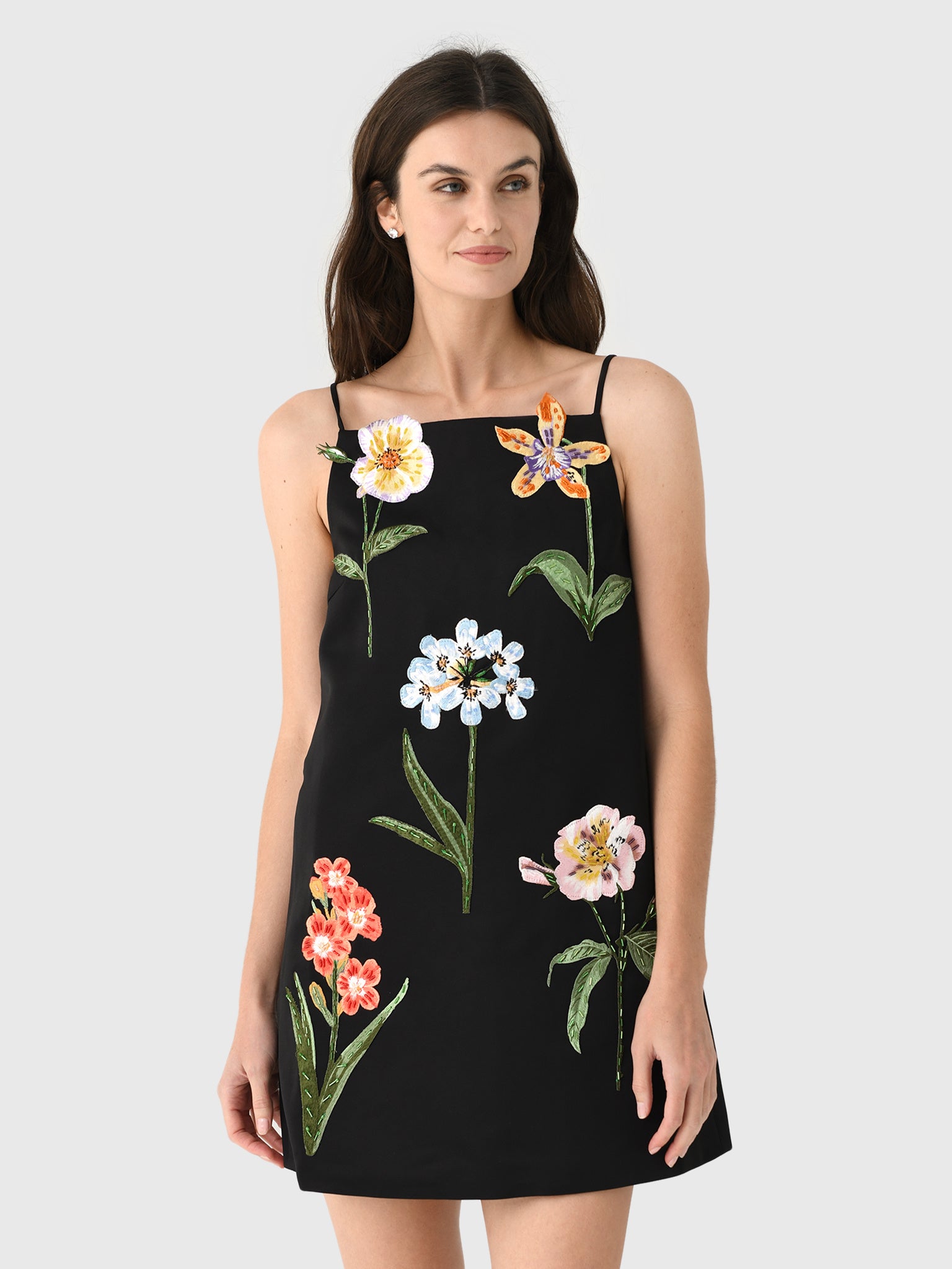 Leo Lin Women's Leia Embroidered Mini Dress Leo Lin Women's Leia Embroidered Mini Dress