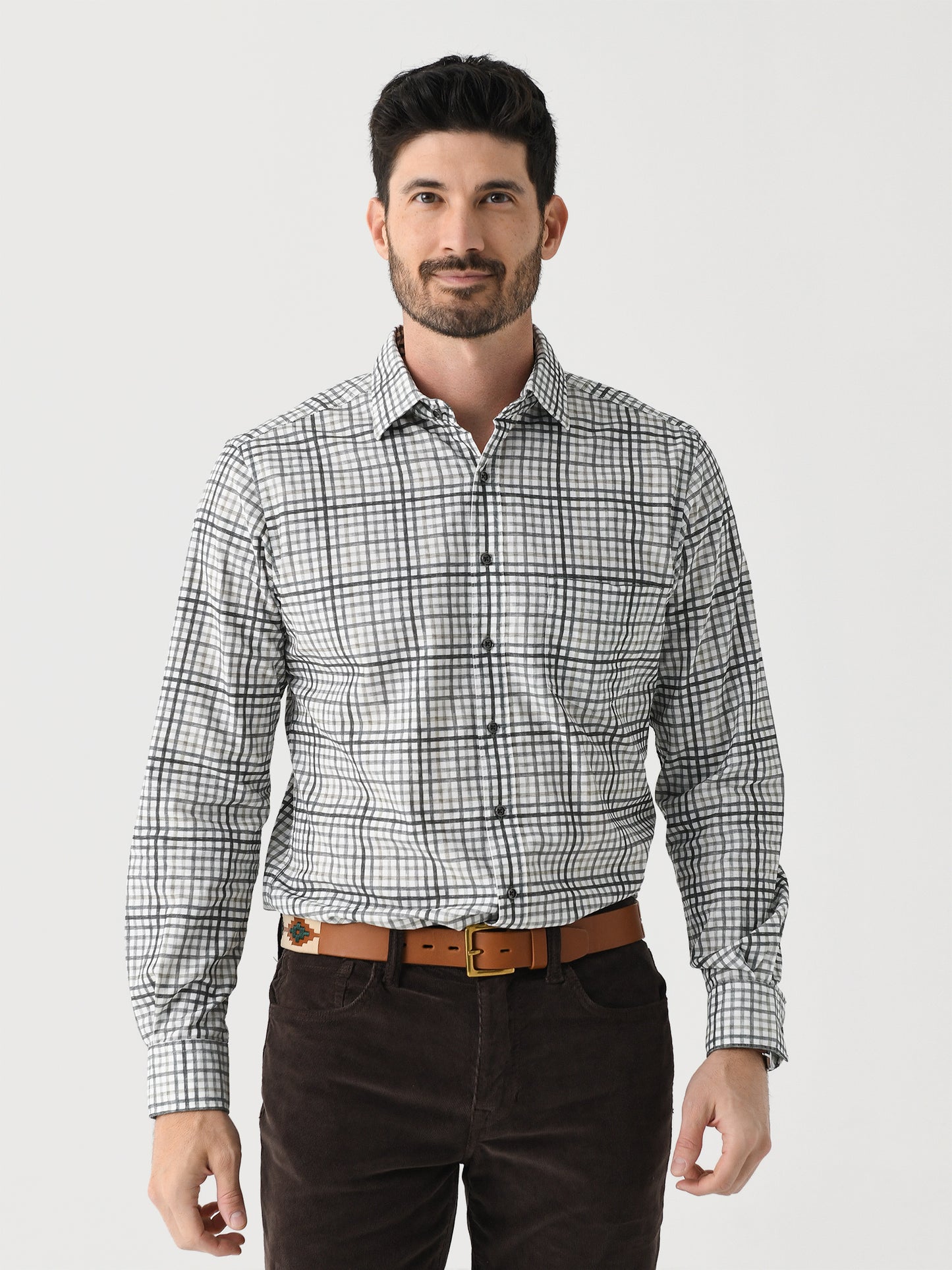 Rodd And Gunn Men's Brookdale Sports Fit Shirt - Saint Bernard