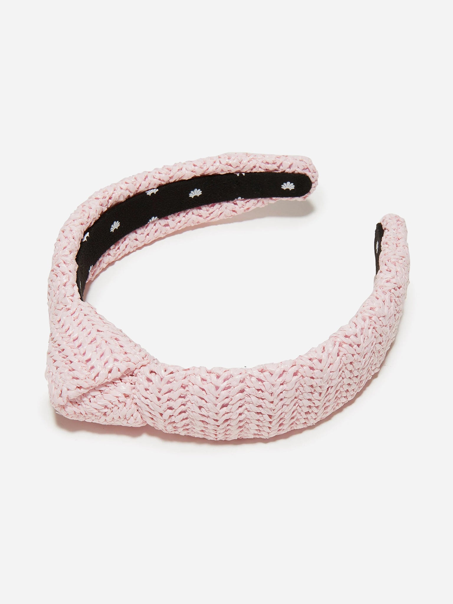 Lele Sadoughi Raffia Slim Knotted Headband Raffia Knotted Headband ~ Natural – Chic Streets main image 2