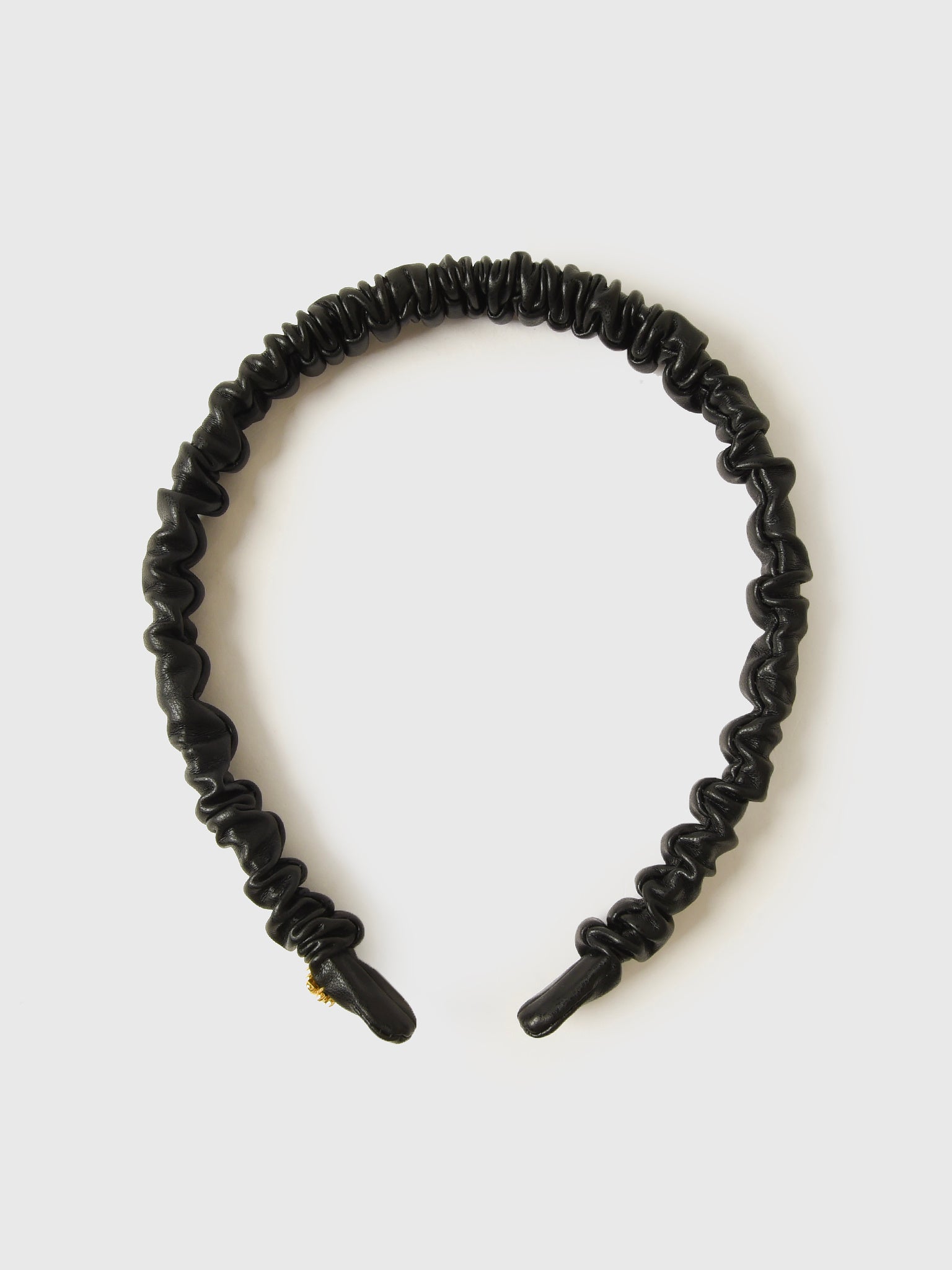 LELE SADOUGHI Faux Leather Headband black faux leather headband by lele sadoughi – Shoppe  main image 2