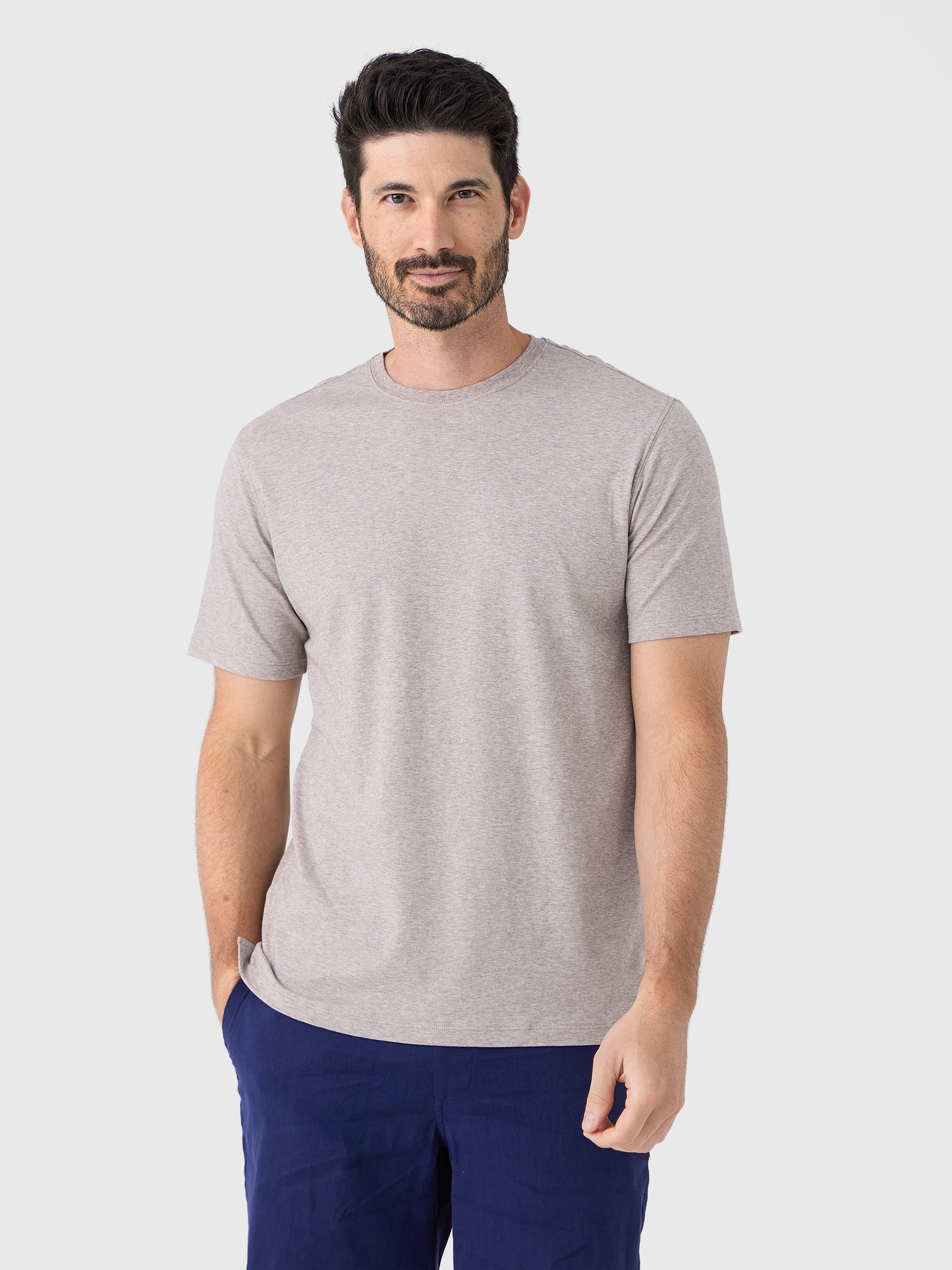 RYE51 Men's The Luxe Supima Crew Neck Short Sleeve Tee - Saint Bernard