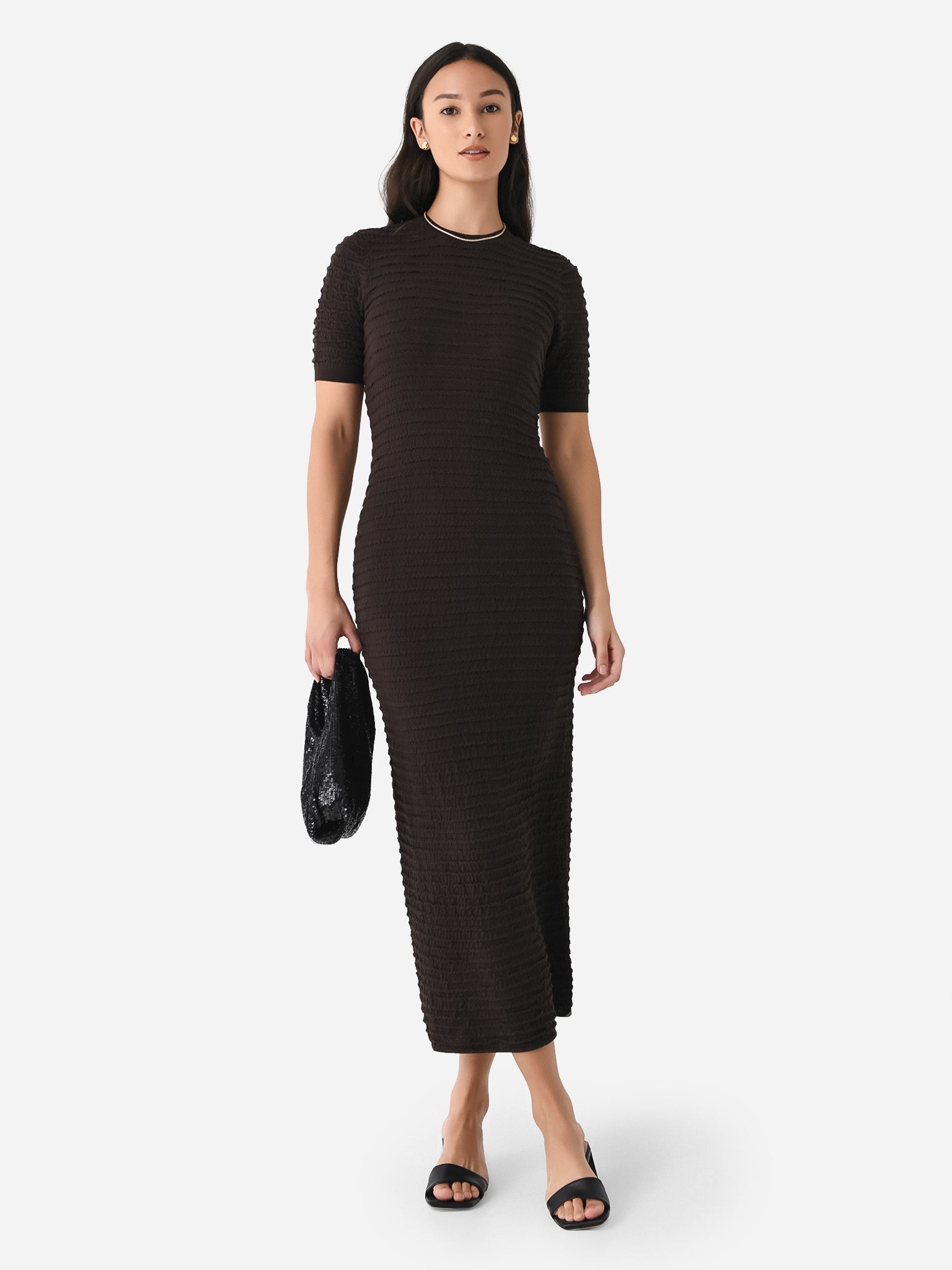 Frame Women's Smocked Knit Dress Frame Women's Smocked Knit Dress