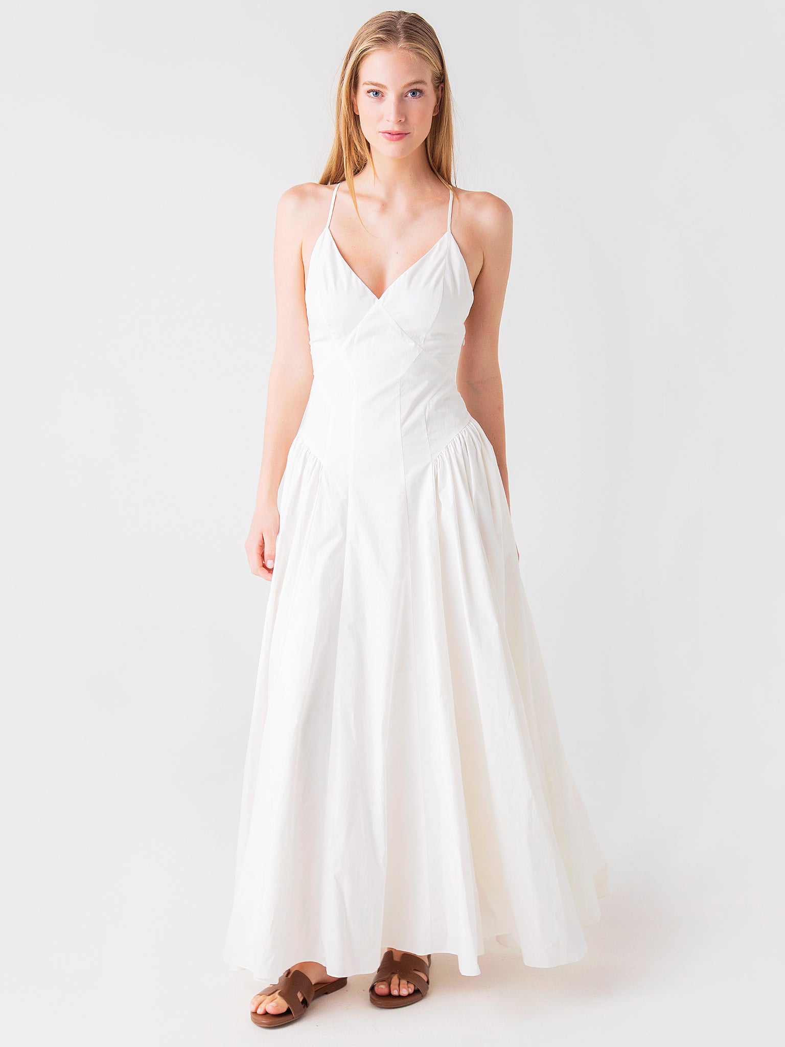 Frame Women's Malibu Maxi Dress Saint Bernard Frame Women's Malibu Maxi Dress Saint Bernard
