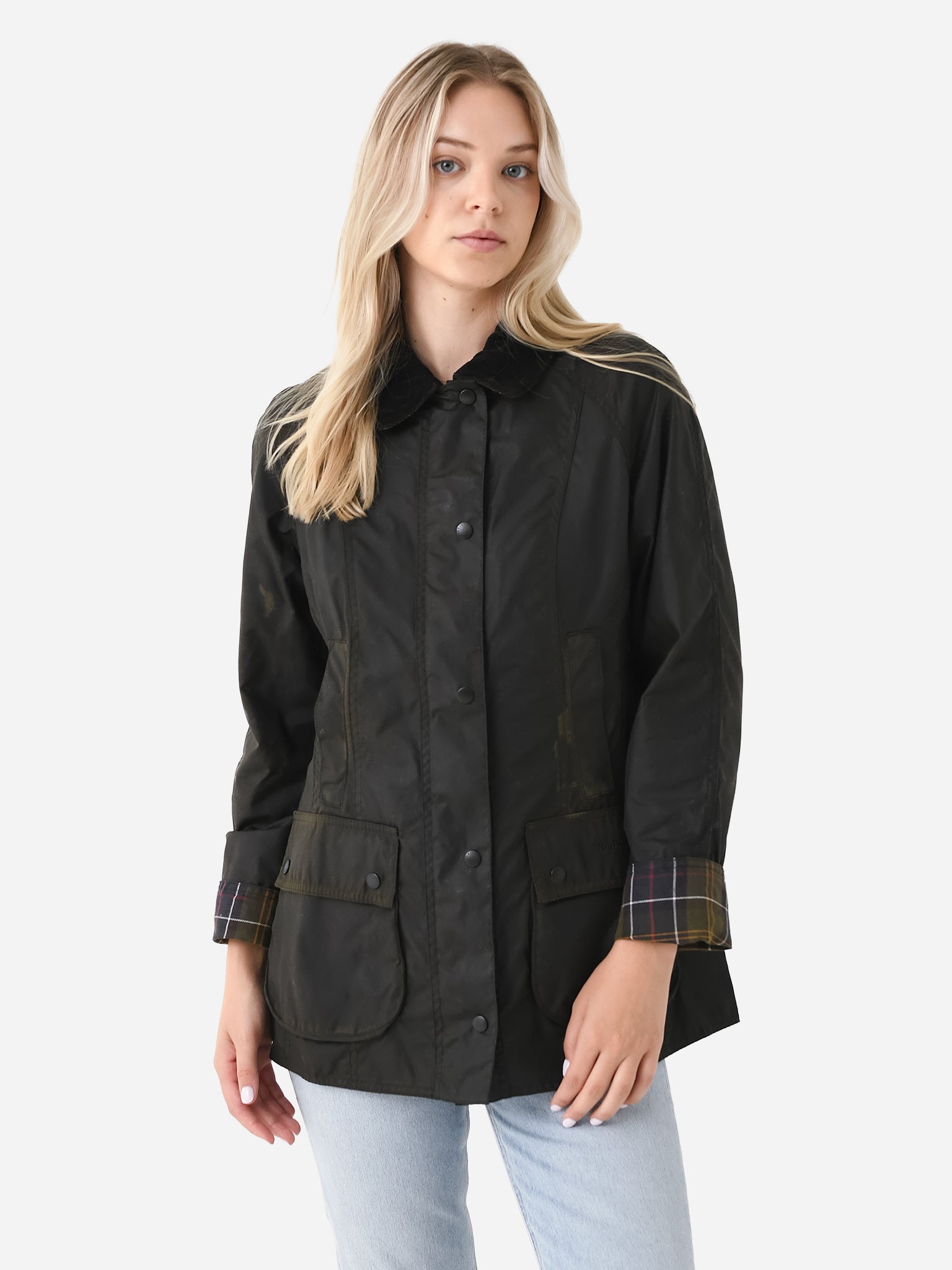 Barbour Women's Classic Beadnell Wax Jacket Saint Bernard