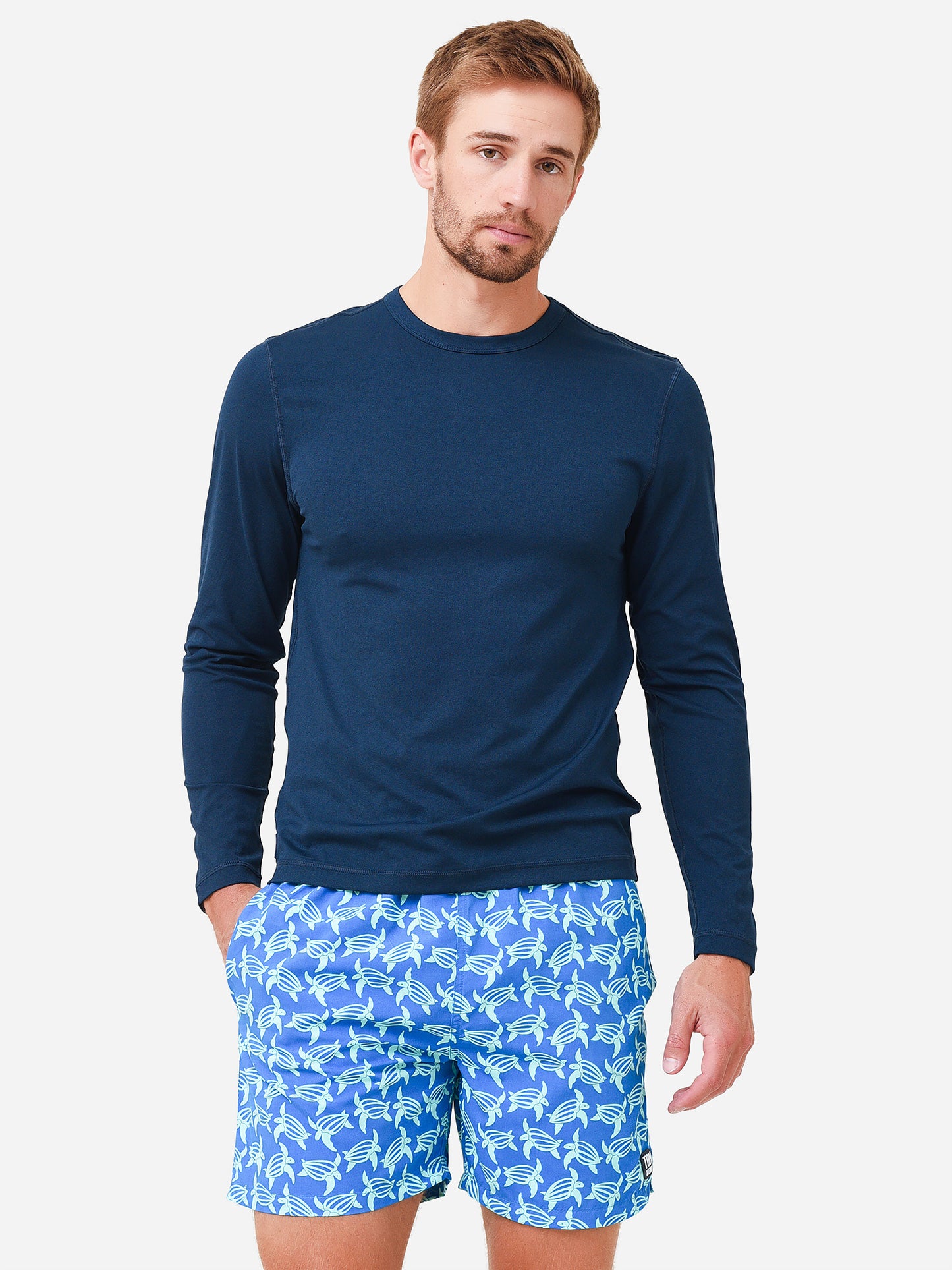 Tom & Teddy Men's Long Sleeve Rash Top - Saint Bernard