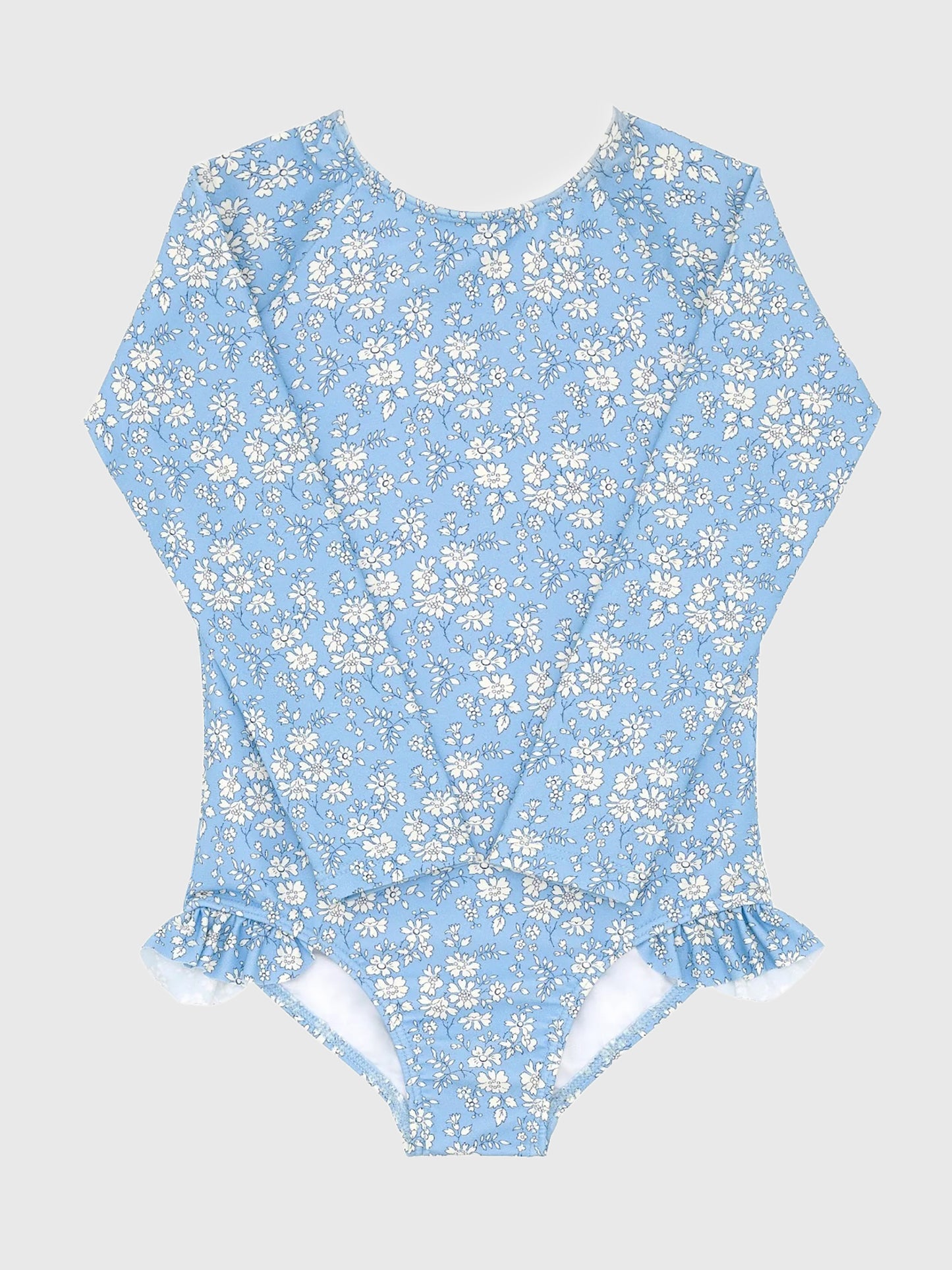 Minnow Girls' Capel Rash Guard One-Piece Swimsuit - Saint Bernard