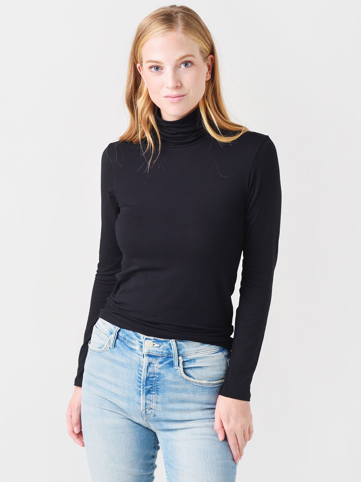 Majestic Women's Soft Touch Long Sleeve Turtleneck - Saint Bernard