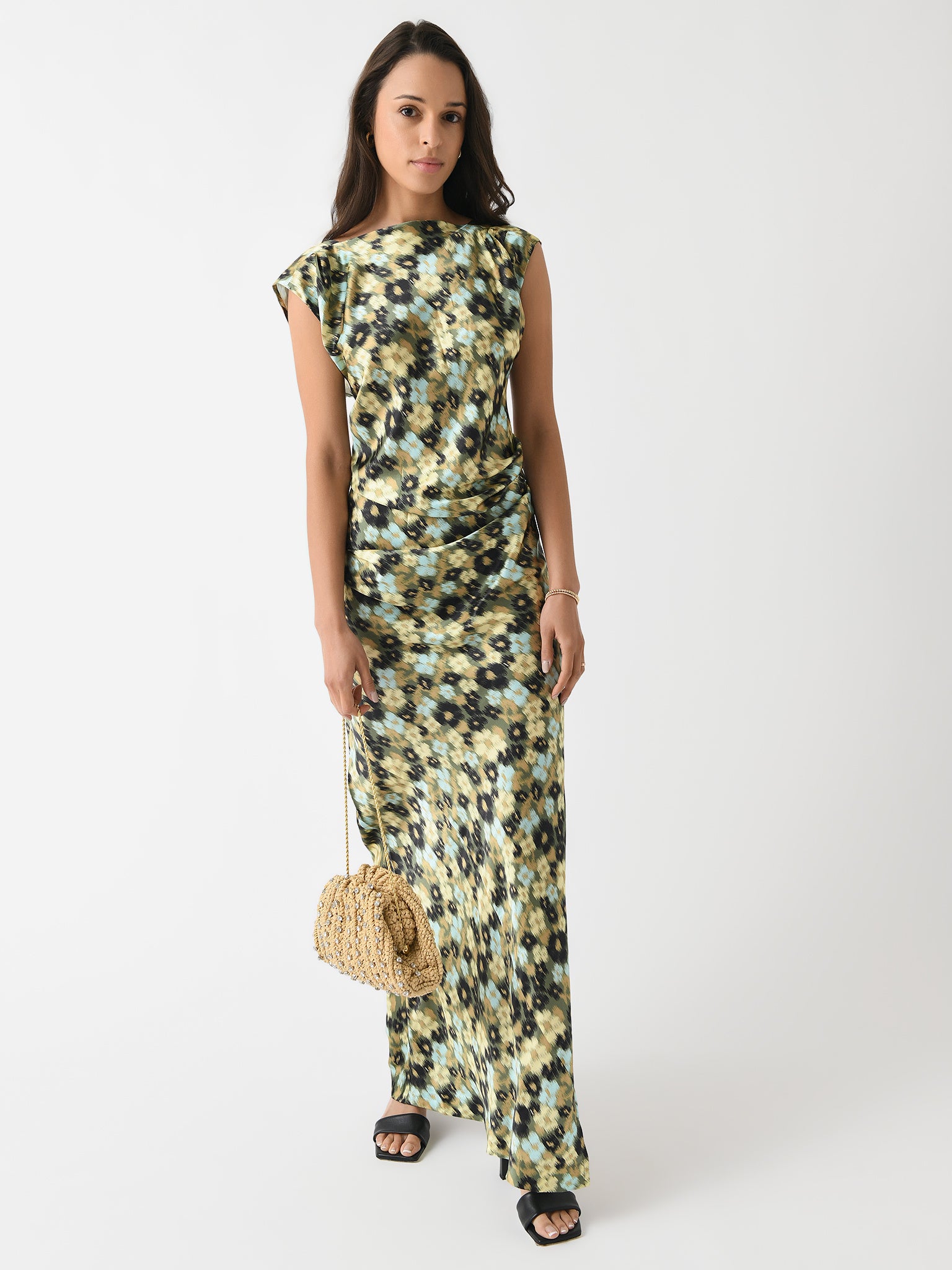 Lee Mathews Women's Bella Drape Dress Saint Bernard Lee Mathews Women's Bella Drape Dress Saint Bernard