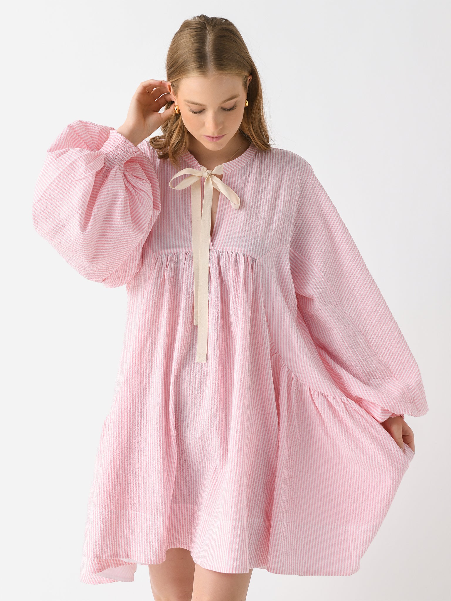 Lee Mathews Women's Emma Dress Saint Bernard Lee Mathews Women's Emma Dress Saint Bernard