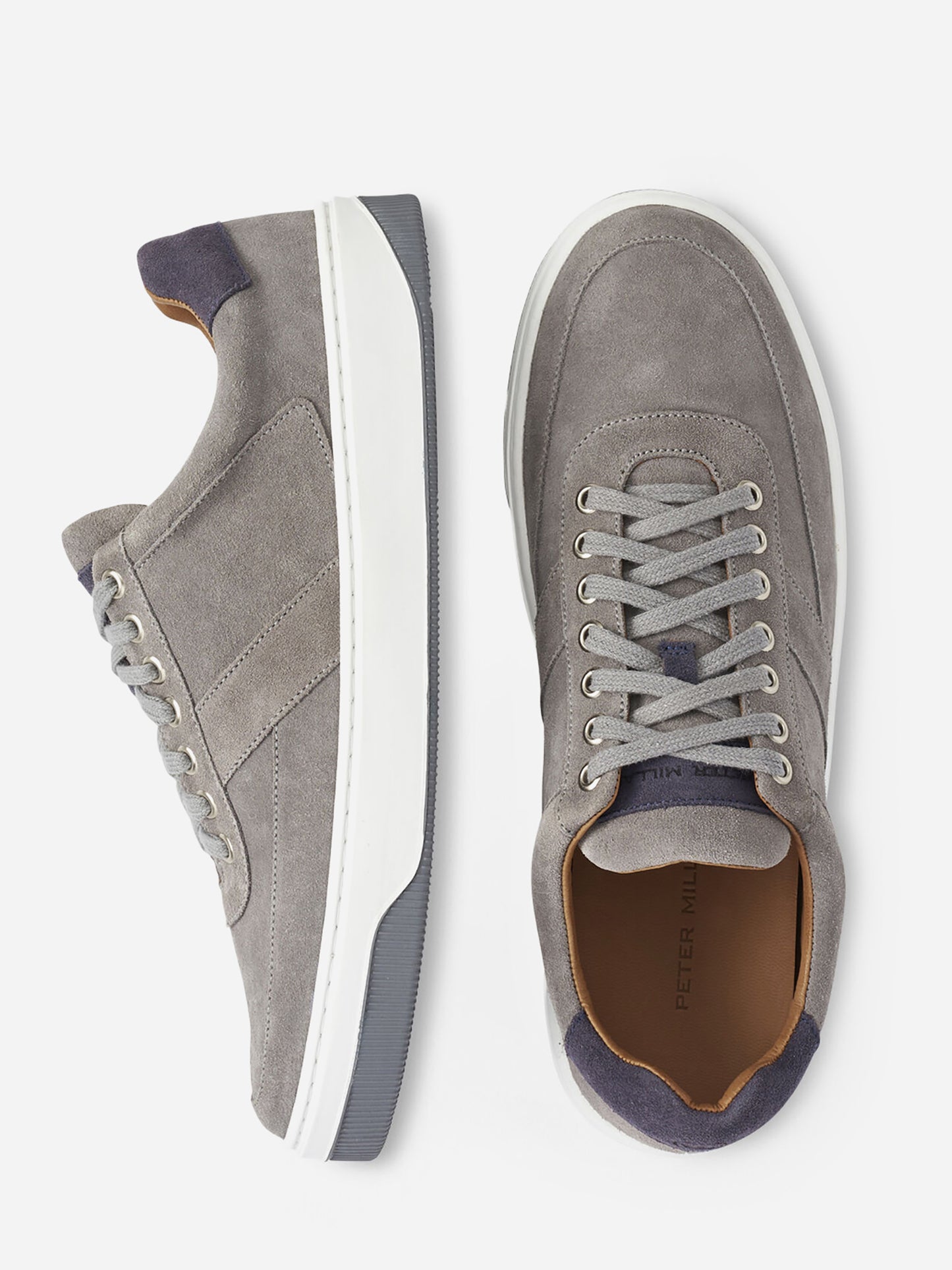 Peter Millar Crown Crafted Men's Vantage Suede Sneaker - Saint Bernard