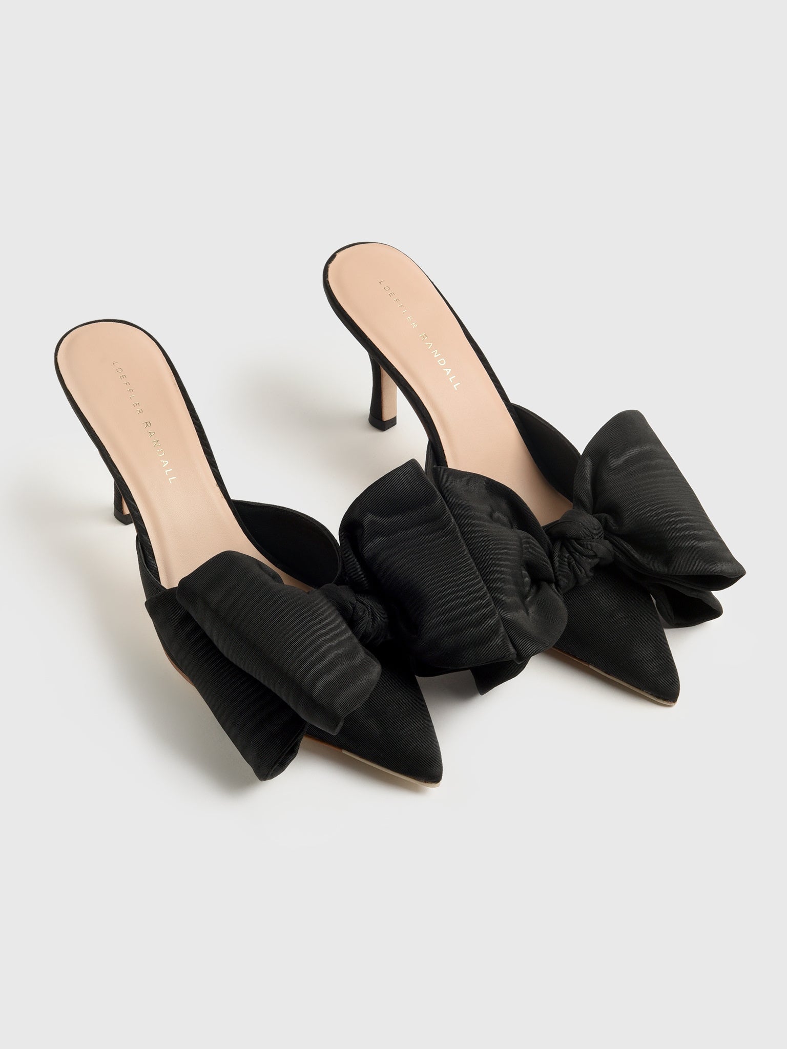 Loeffler Randall Black Margot Bow Heels Black / 7 Loeffler Randall Black Margot Bow Heels Black / 7