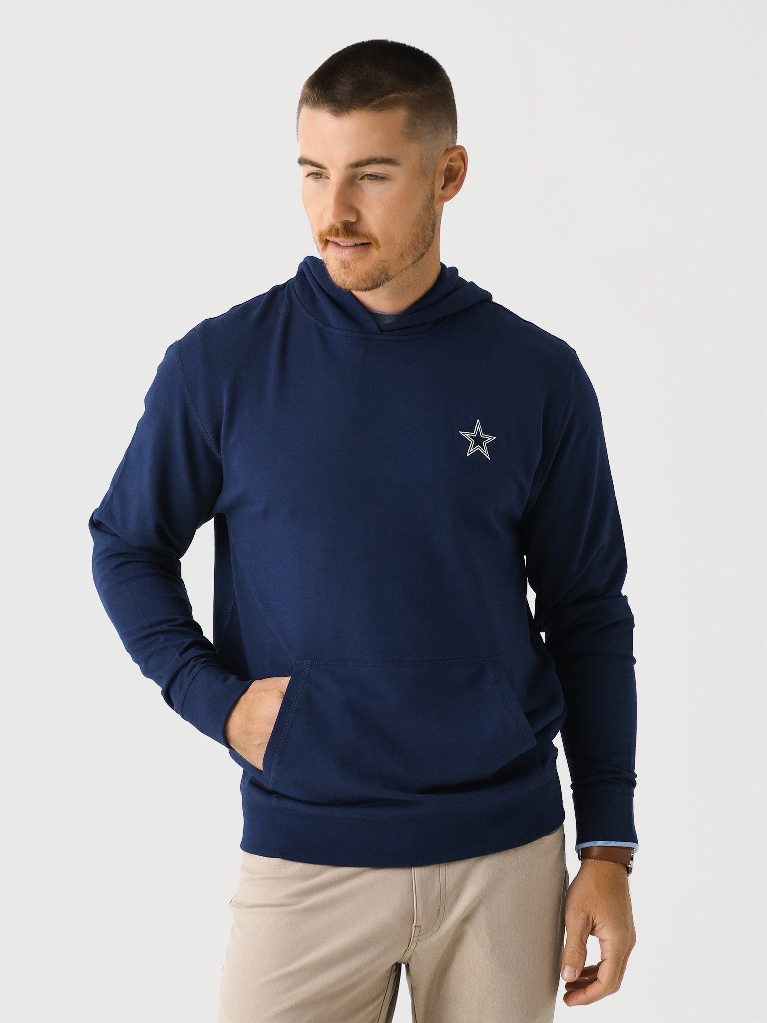 Greyson Men's Dallas Cowboys Gotham Hoodie | $198.00 | Saint Bernard