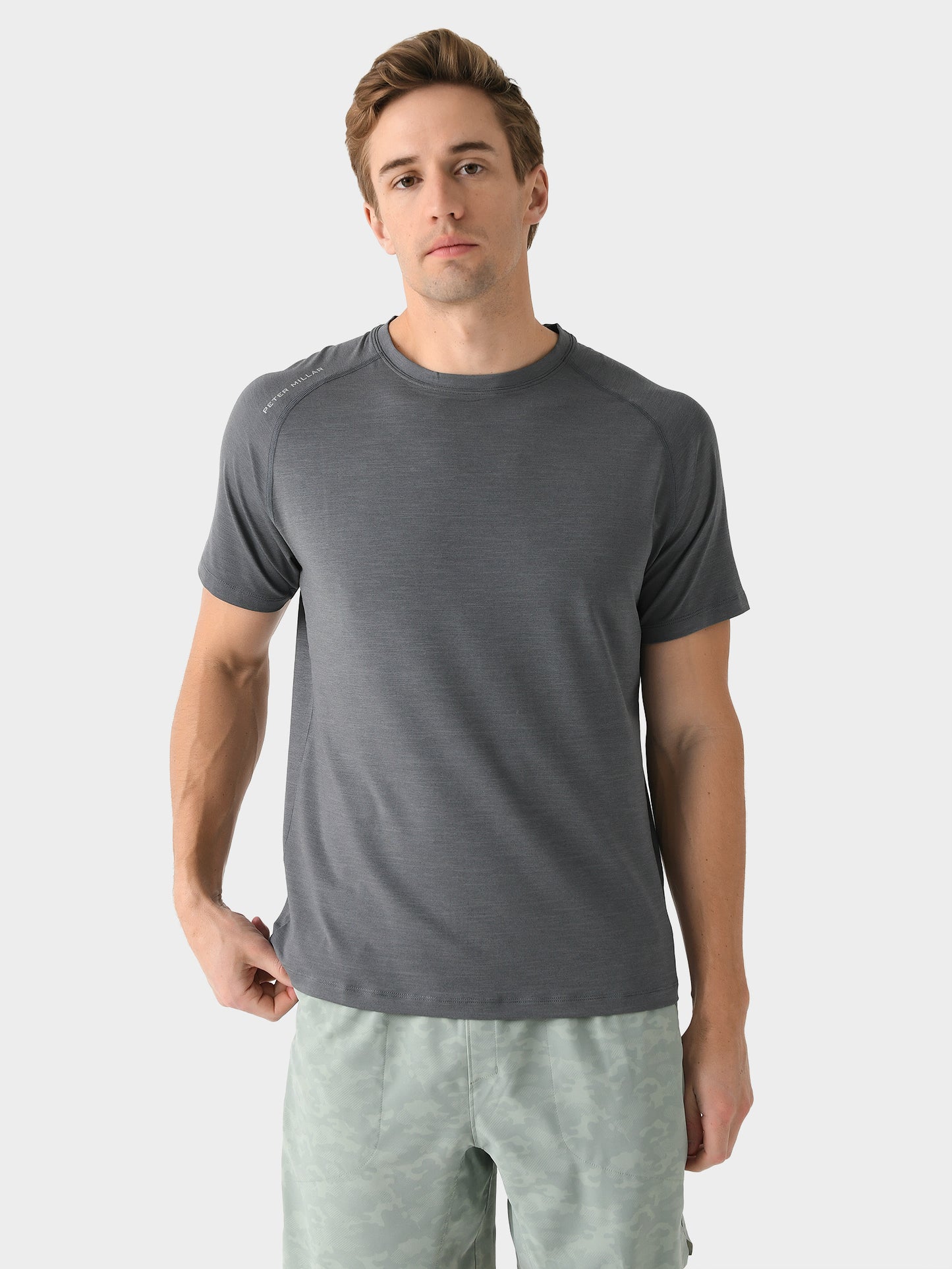 Peter Millar Active Men's Aurora Performance T-Shirt - Saint Bernard