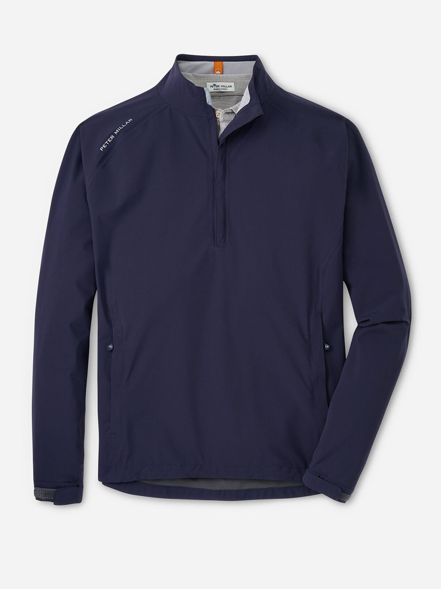 Peter Millar Crown Sport Men's Shield Half-Zip Rain Shell - Saint Bernard