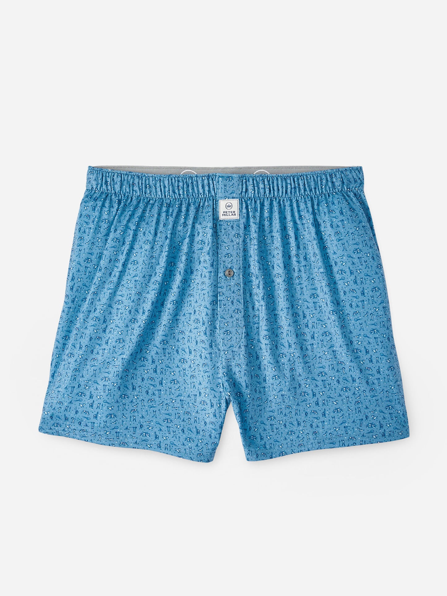 Peter Millar Crown Sport Men's Hole In One Performance Boxer Short - Saint Bernard