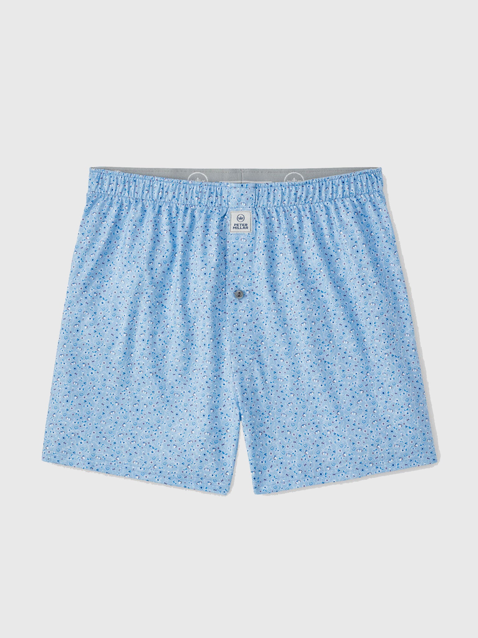 Peter Millar Lavender Fields Performance Boxer Boxers - Cyan main image 1