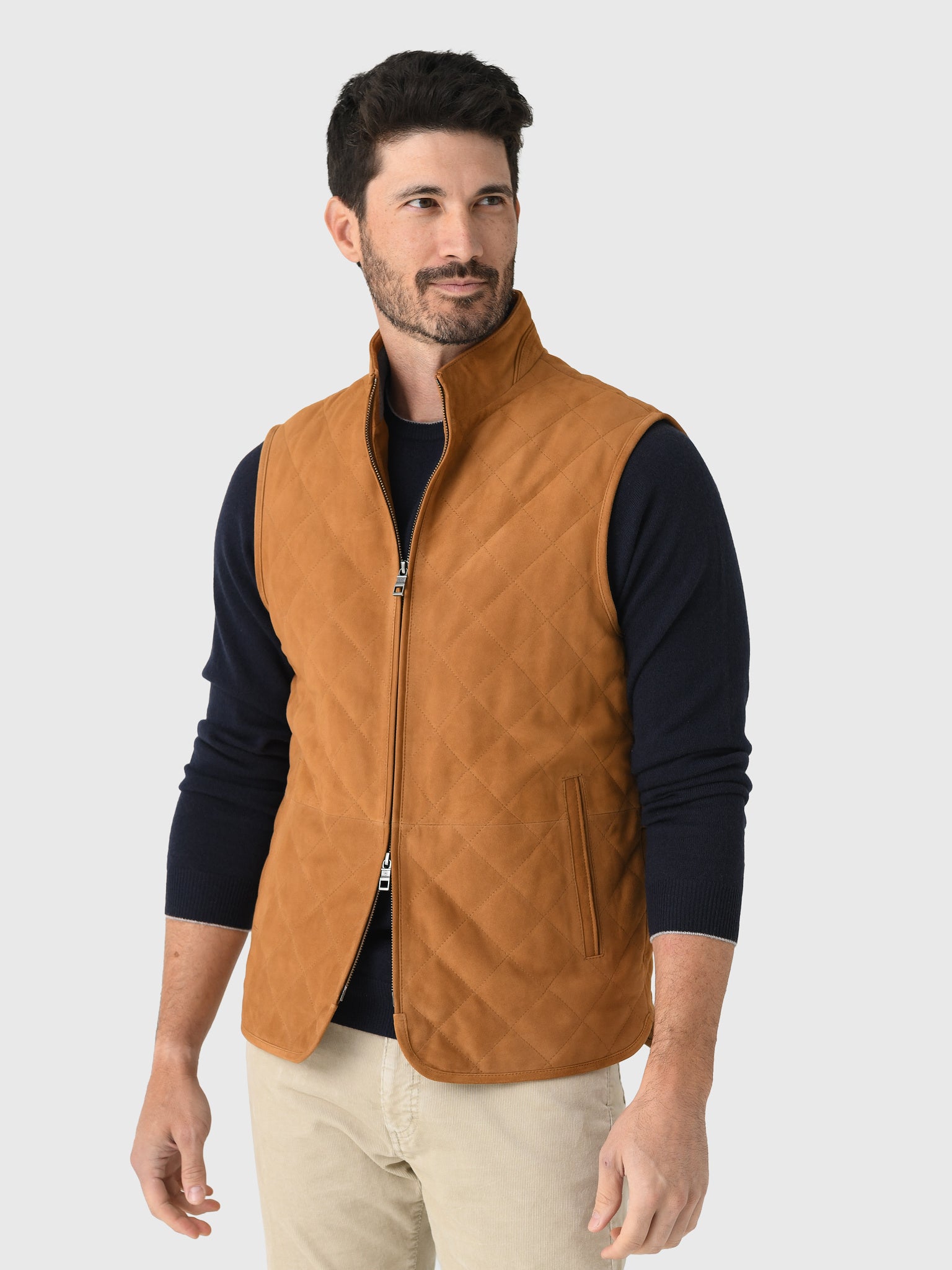 Peter Millar Crown Men's Essex Suede Vest – Saint Bernard