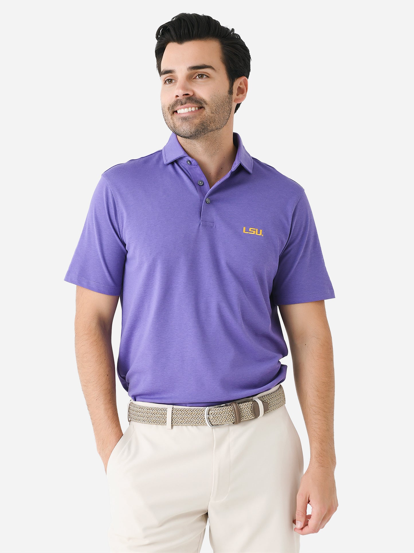 Greyson Men's Collegiate Omaha Polo - Saint Bernard