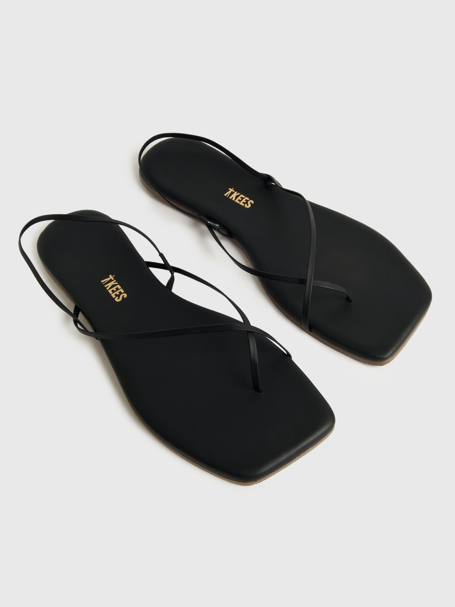 Square Toe Kees Flip Flop TKEES Square Toe Lily Sandals Red