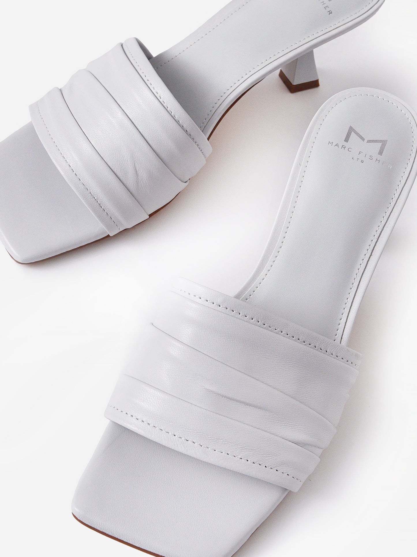 Marc Fisher Women's Caleno Kitten Heel Sandal - Saint Bernard