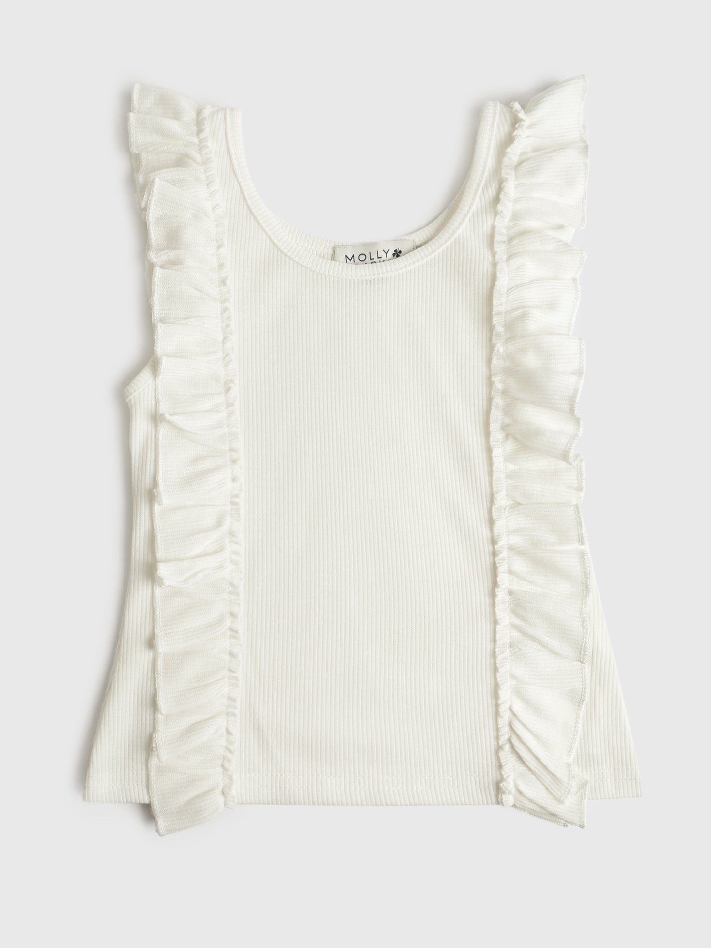 Molly Bracken Girls' Ruffled Tank Top - Saint Bernard