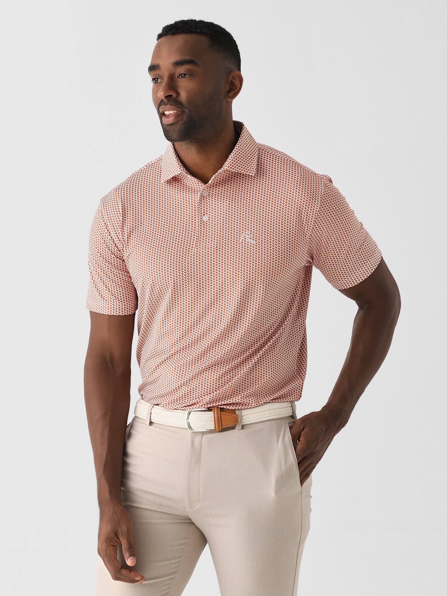 Rhoback Men's The Don't Mess Performance Polo – Saint Bernard