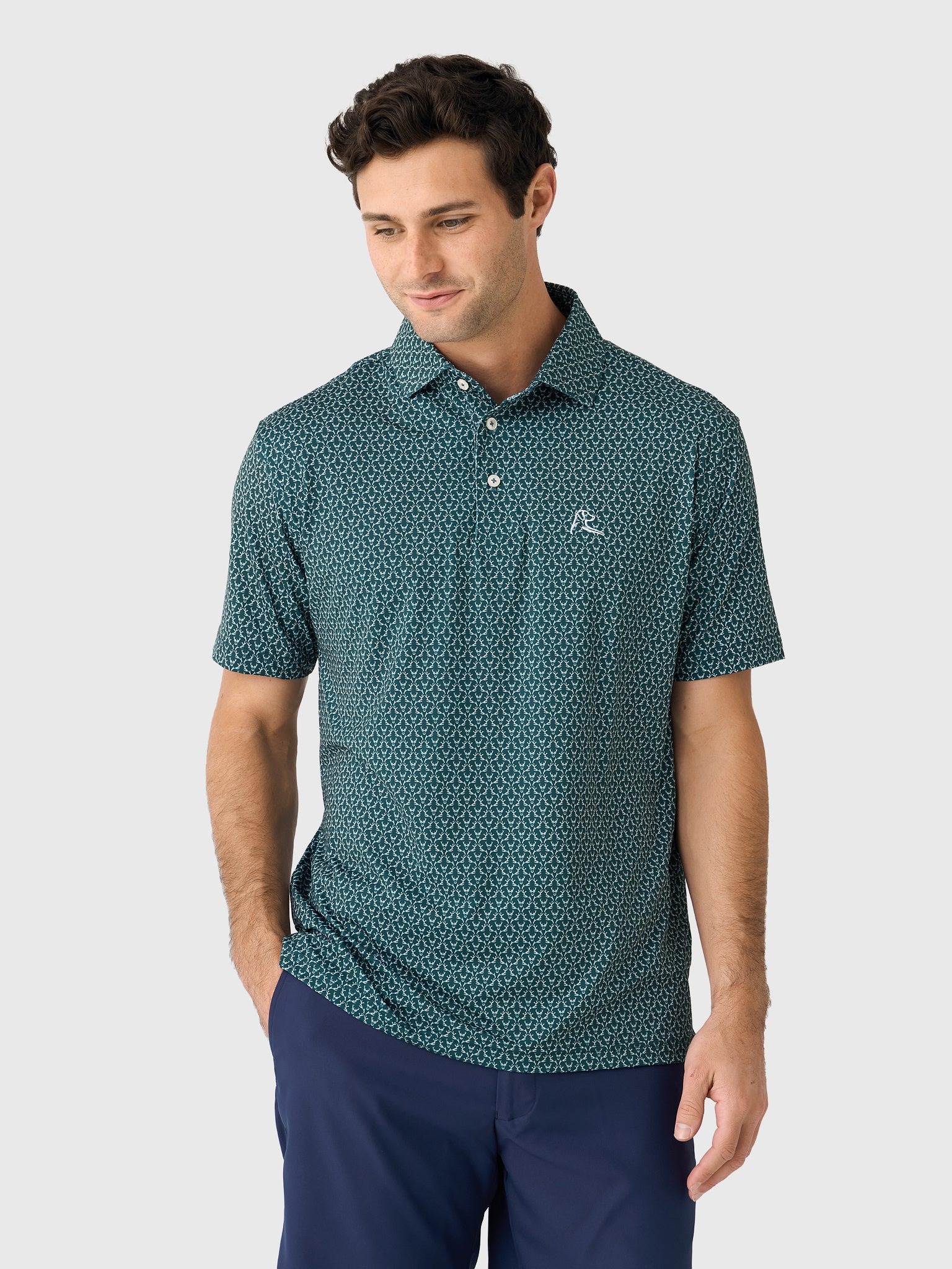 Rhoback Men's The Buck Performance Polo – Saint Bernard