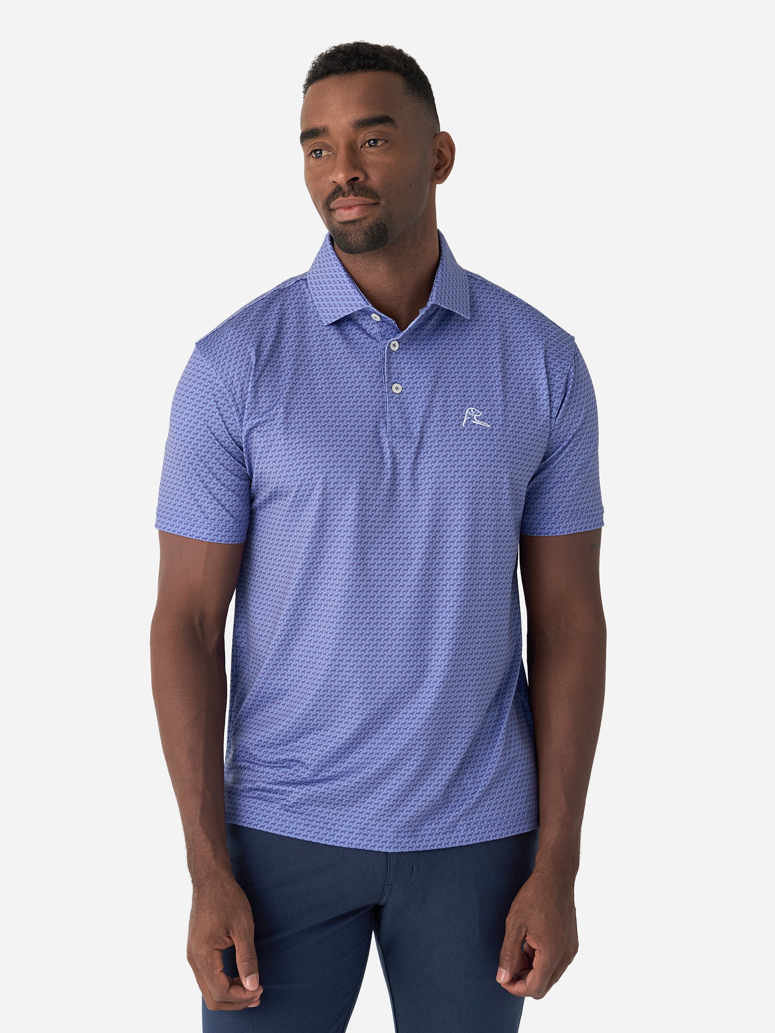 Rhoback Men's The Tail Wagger Performance Polo – Saint Bernard