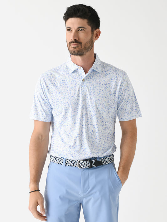 Peter Millar Crown Sport Men's Featherweight When Life Gives You Lemons Polo