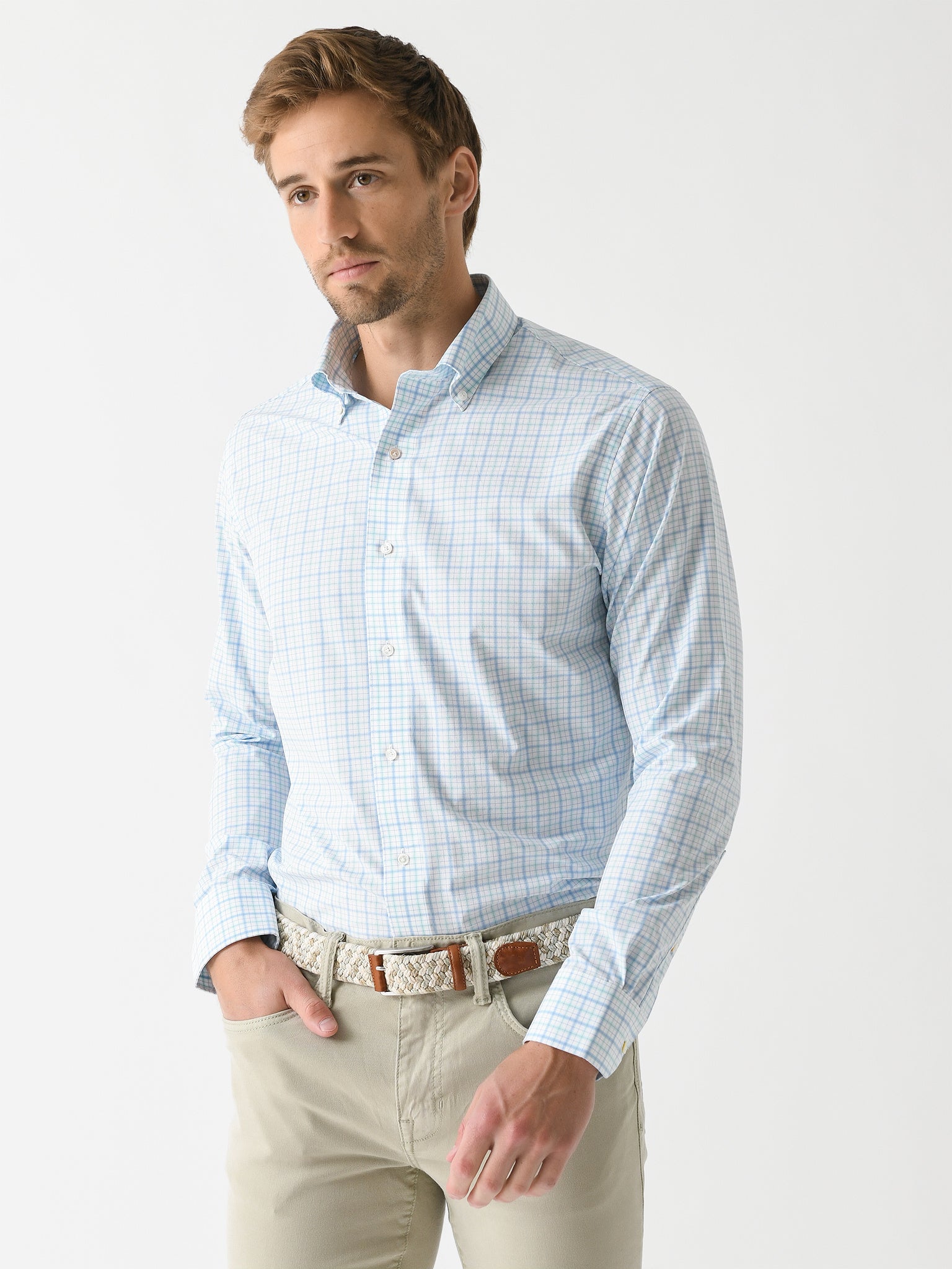 Peter Millar - Vick Performance Poplin Sport Shirt main image 0