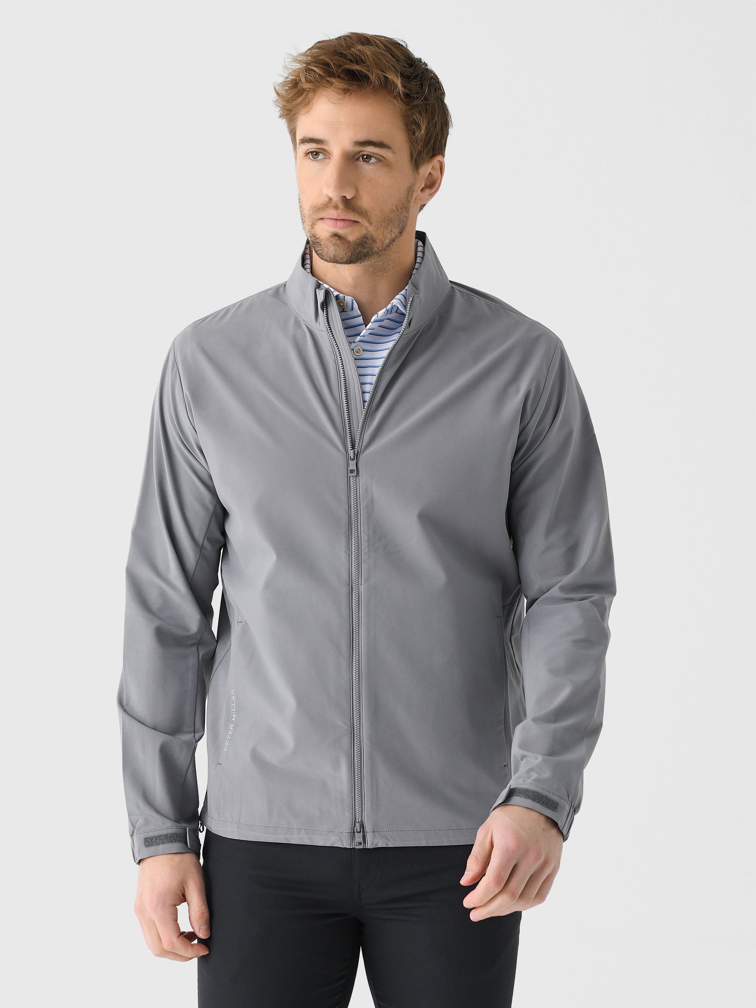 PETER MILLAR ゴルフ用アウター M ライトグレー Peter Millar Crown Sport Men's Dunes Jacket – Saint Bernard