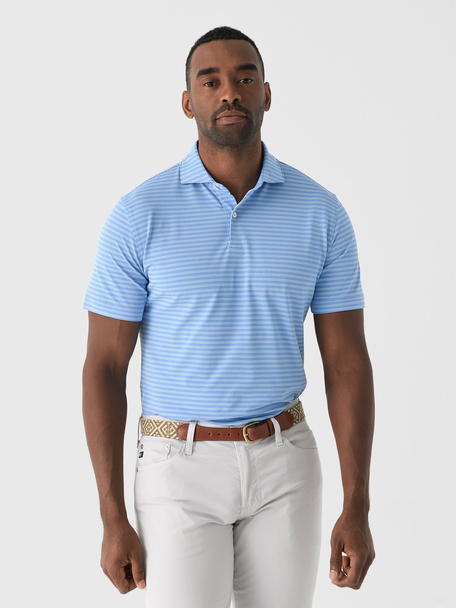 Peter Millar Crown Crafted Men's Mezzo Performance Mesh Polo