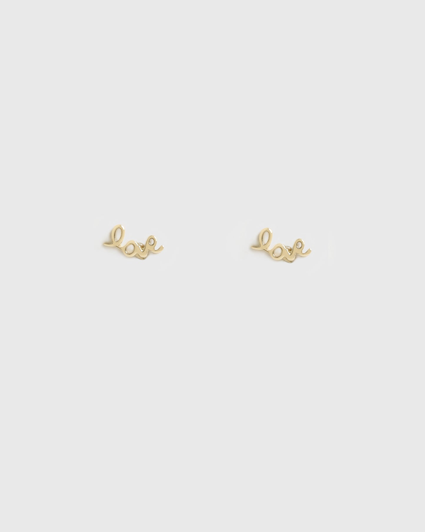 Mini Gold Cursive Love StudsxGOLD-alt2