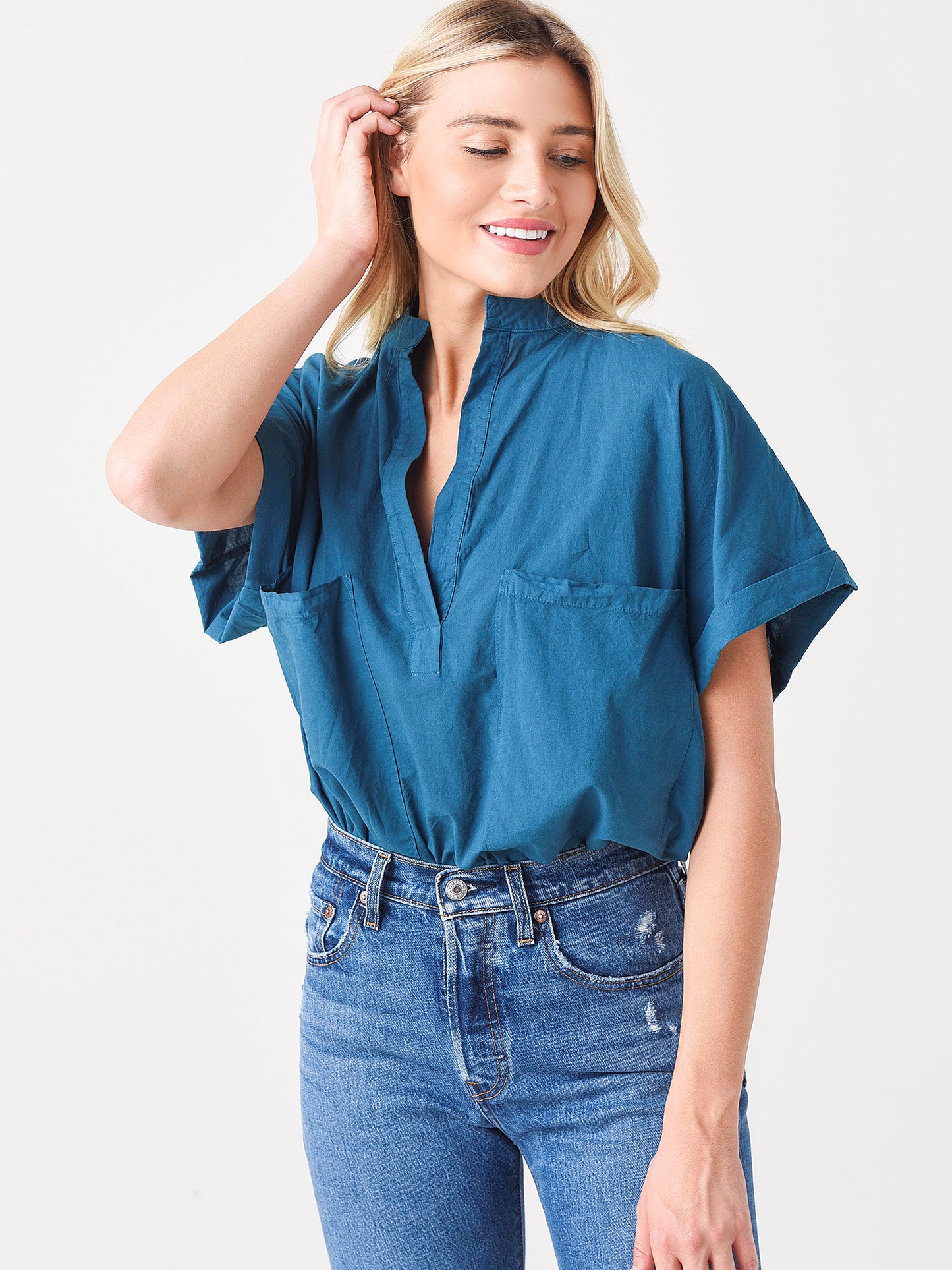 Cali Dreaming Women's Neko Top - Saint Bernard