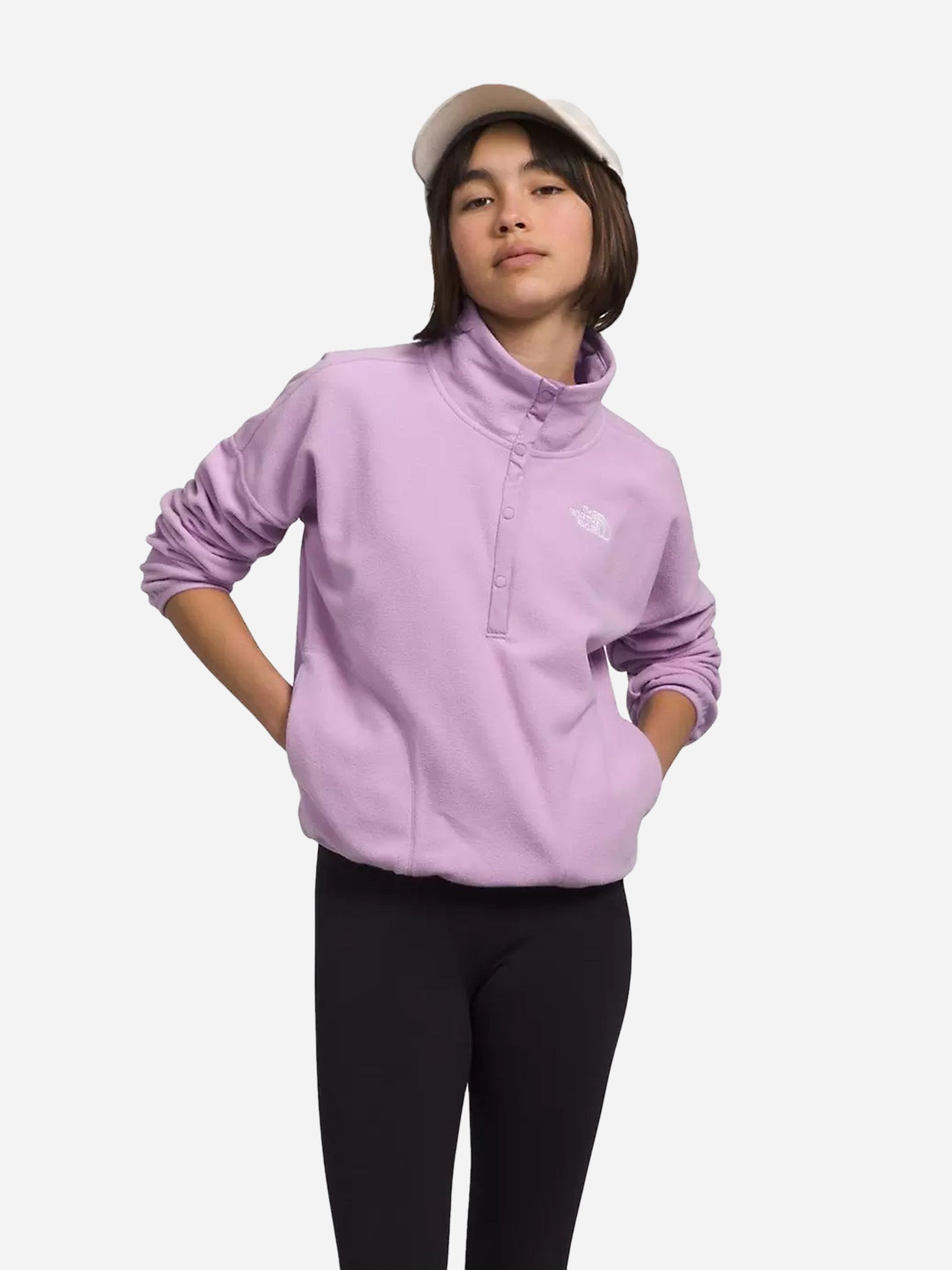 The North Face Girls' Glacier Pullover Saint Bernard