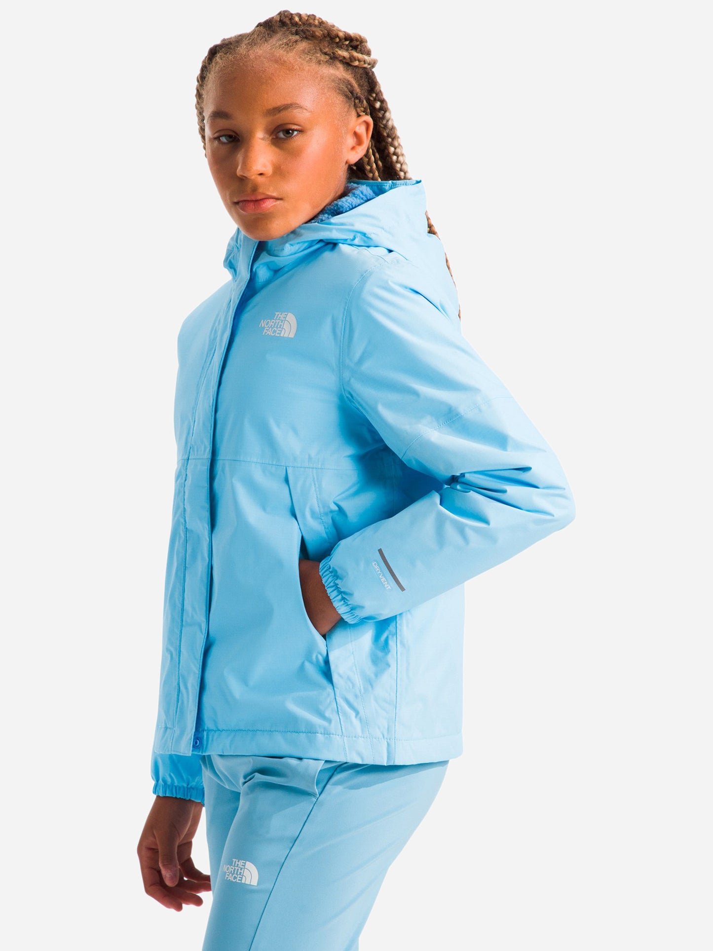 The North Face Girls' Warm Antora Rain Jacket - Saint Bernard