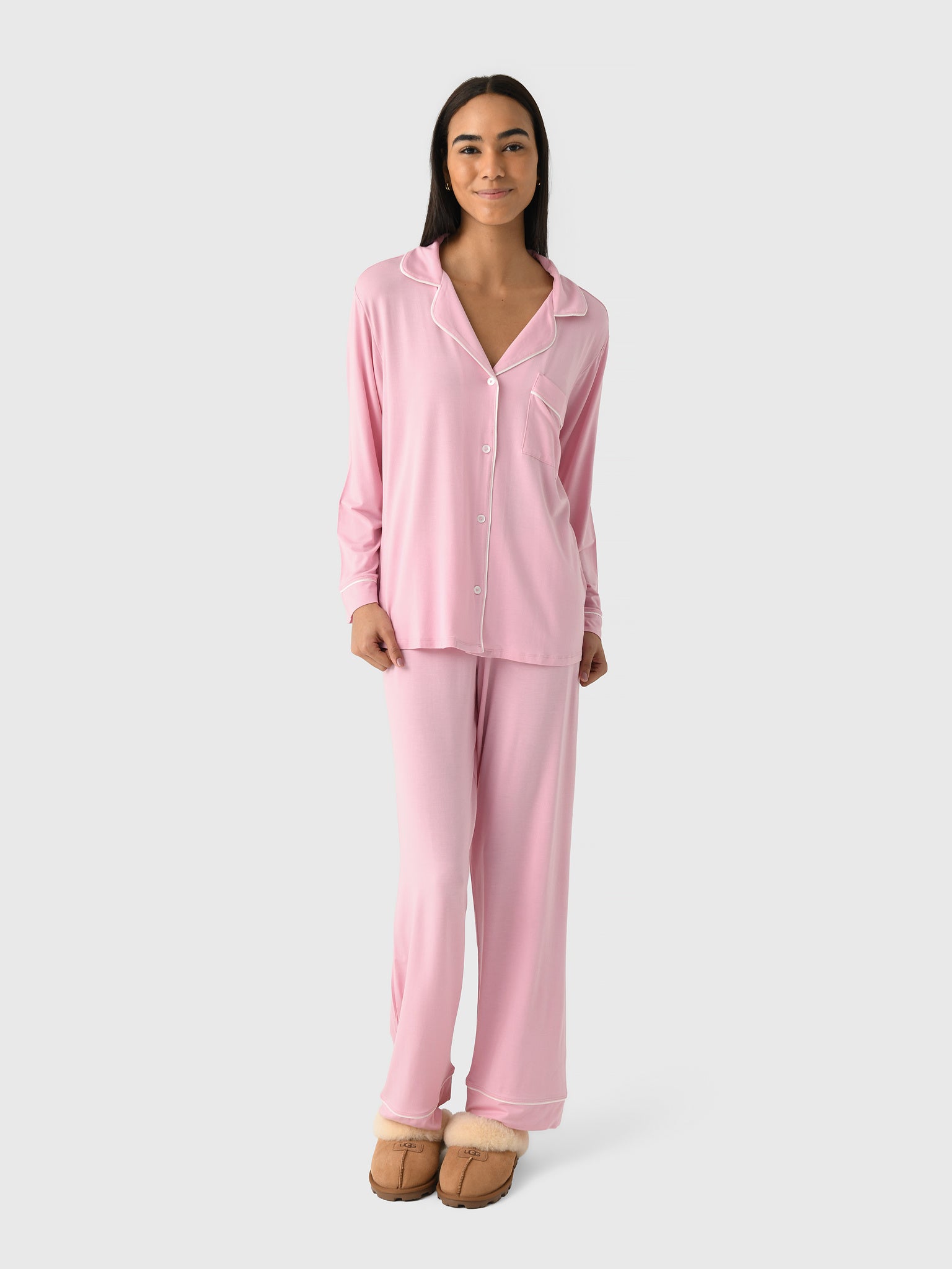 Eberjey Women's Gisele Long Pajama Set – Saint Bernard