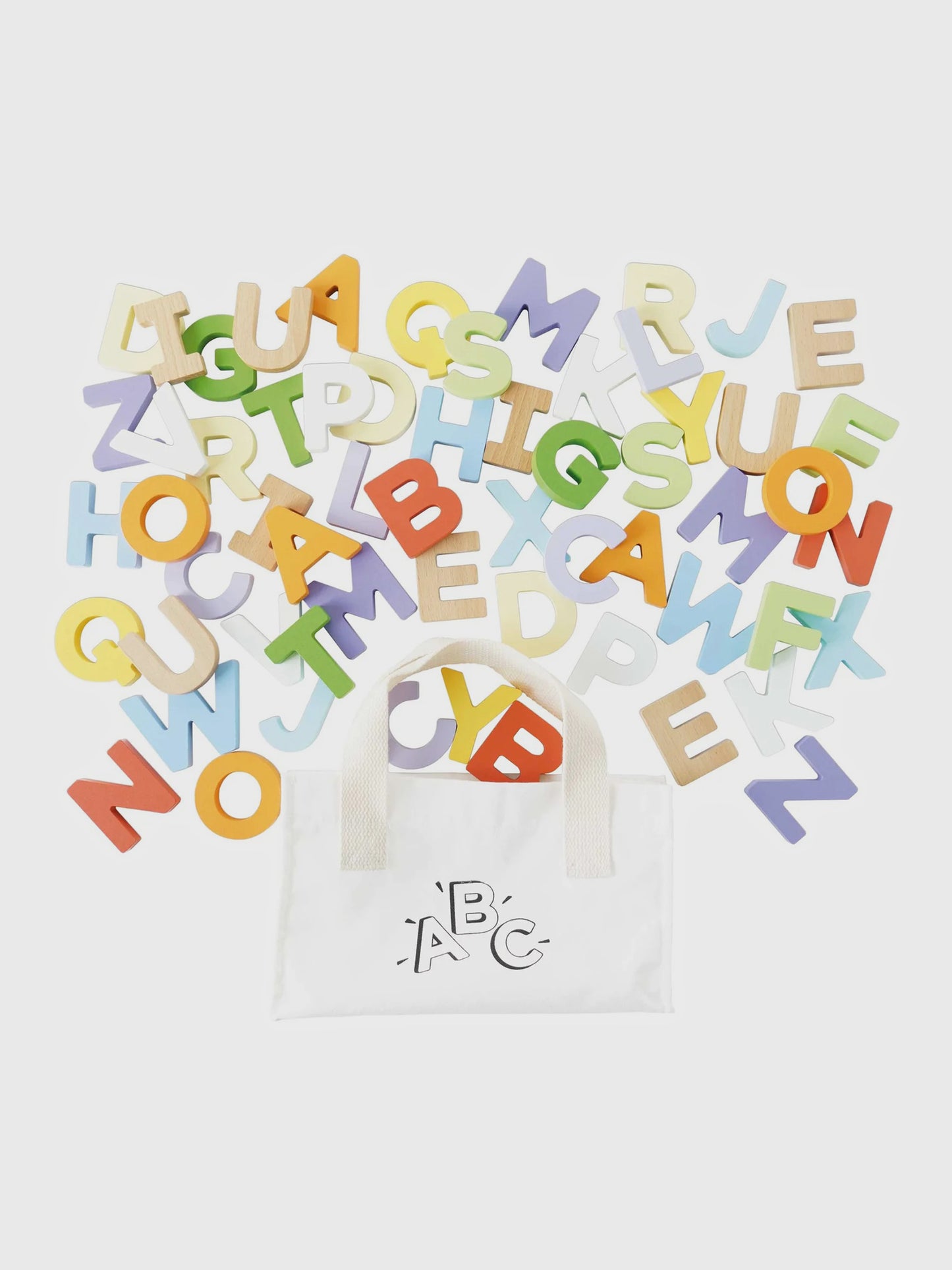 Le Toy Van Wooden Alphabet Set & Bag